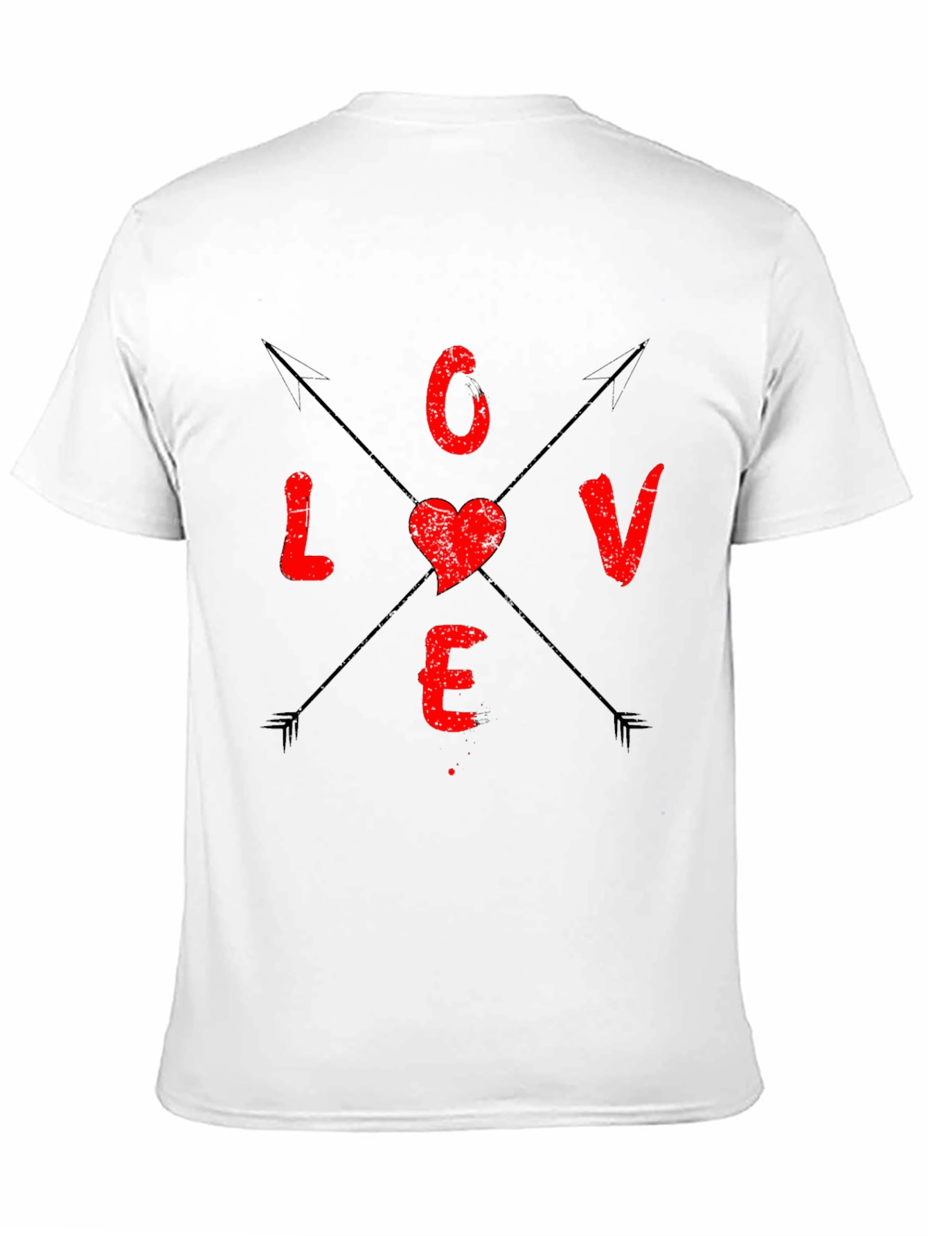 Love Arrows Graphic Tee - Black