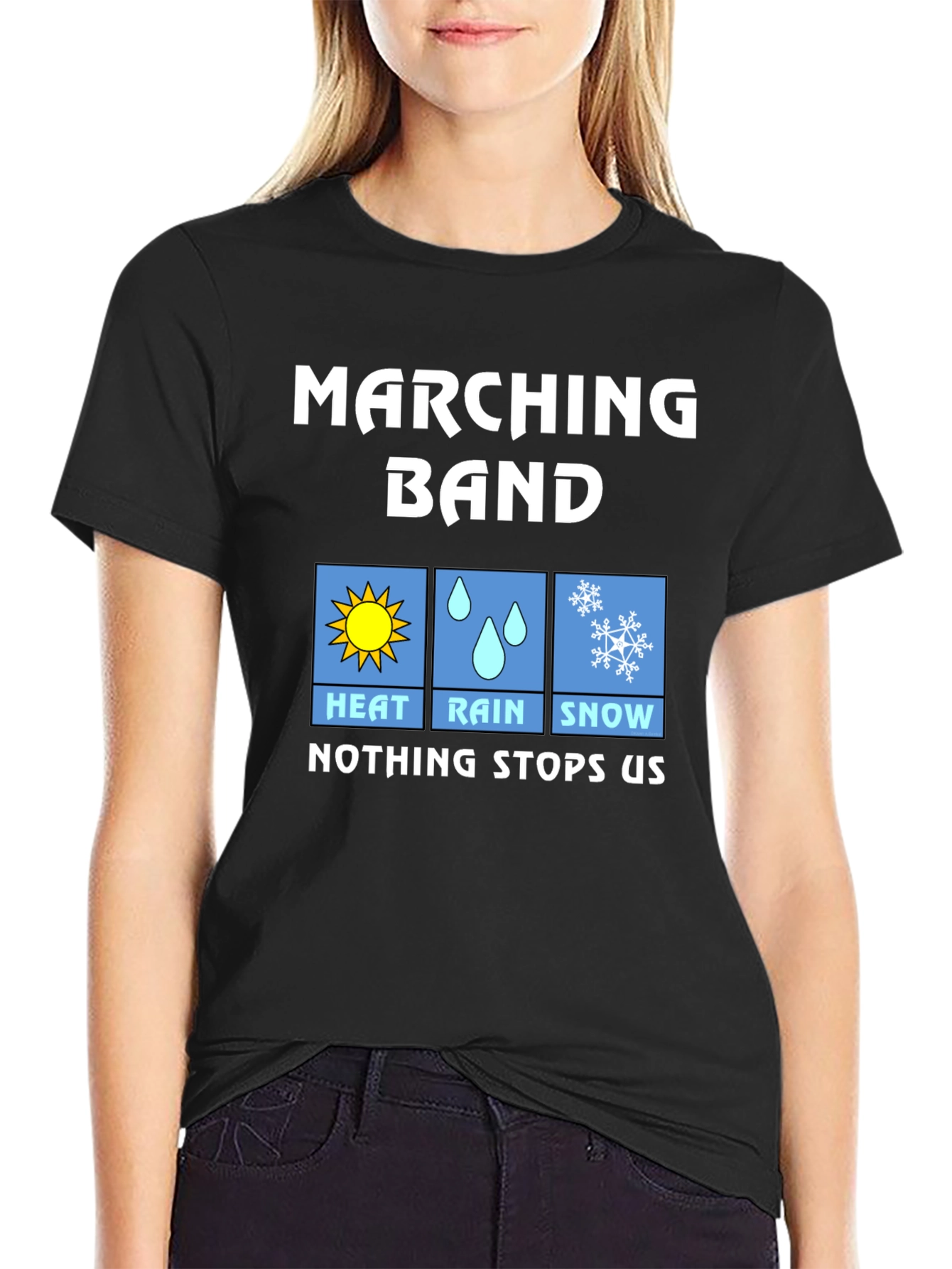 Marching Band T-Shirt - Heat Rain Snow
