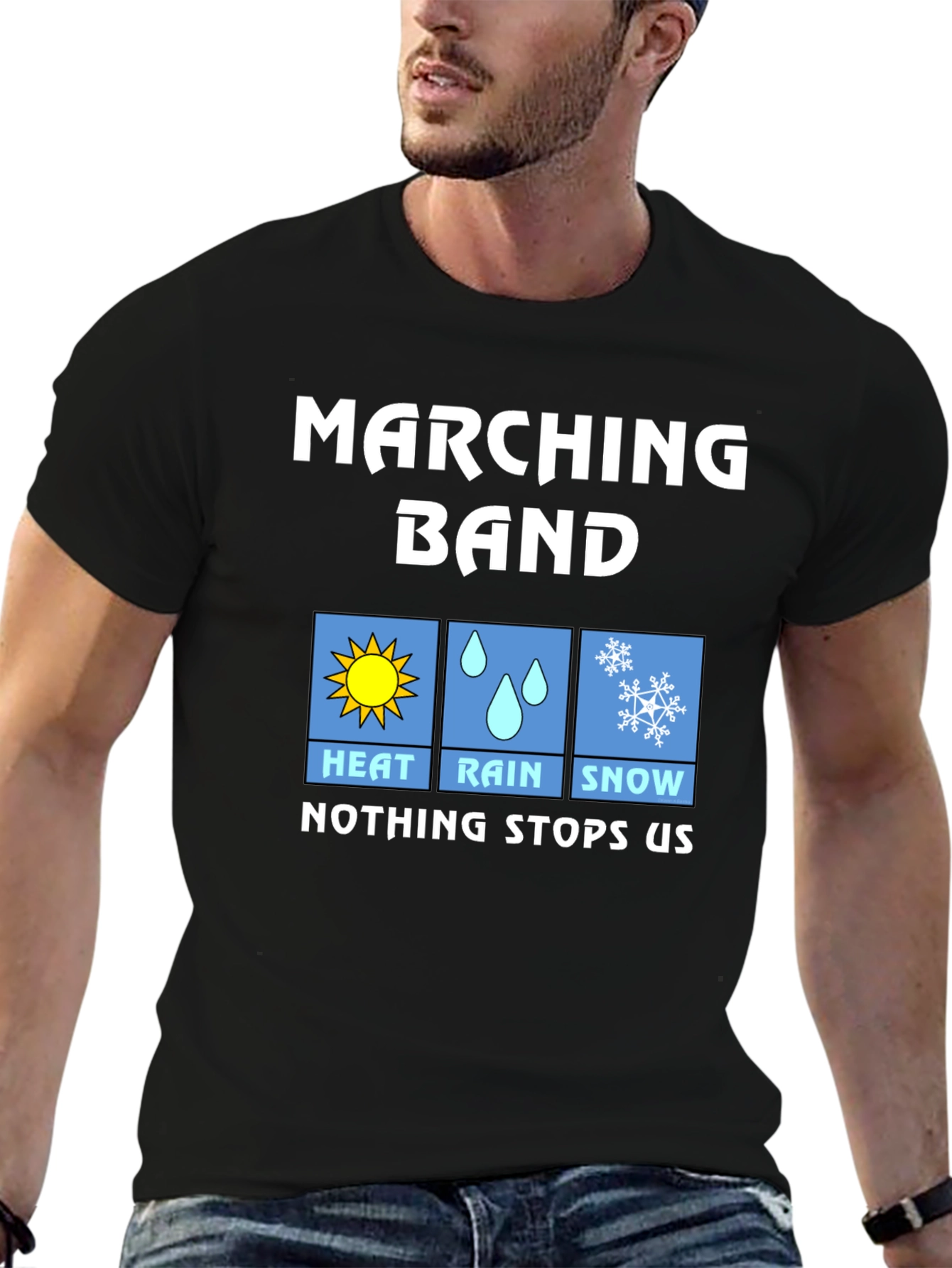 Marching Band T-Shirt - Heat Rain Snow