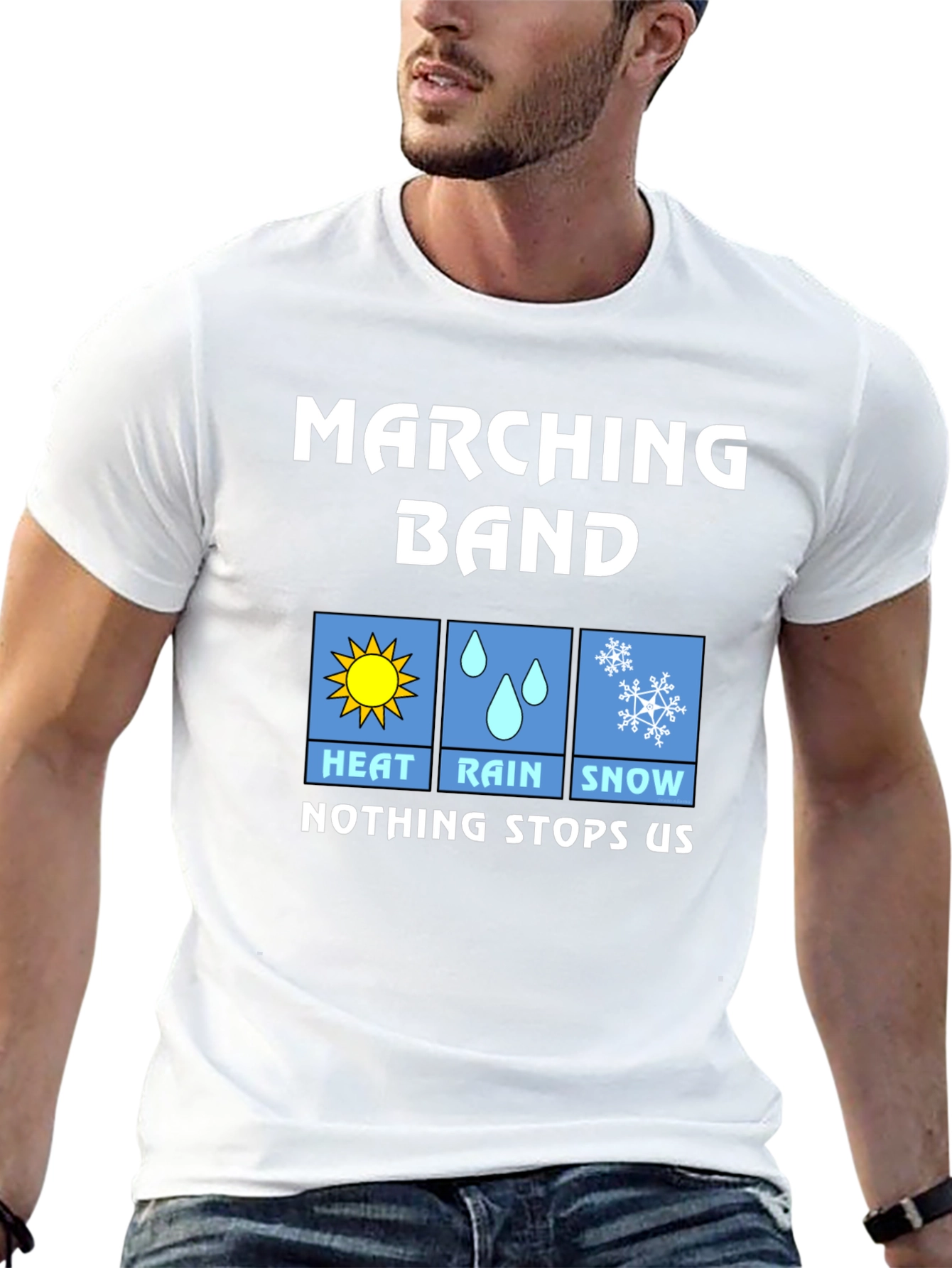 Marching Band T-Shirt - Heat Rain Snow