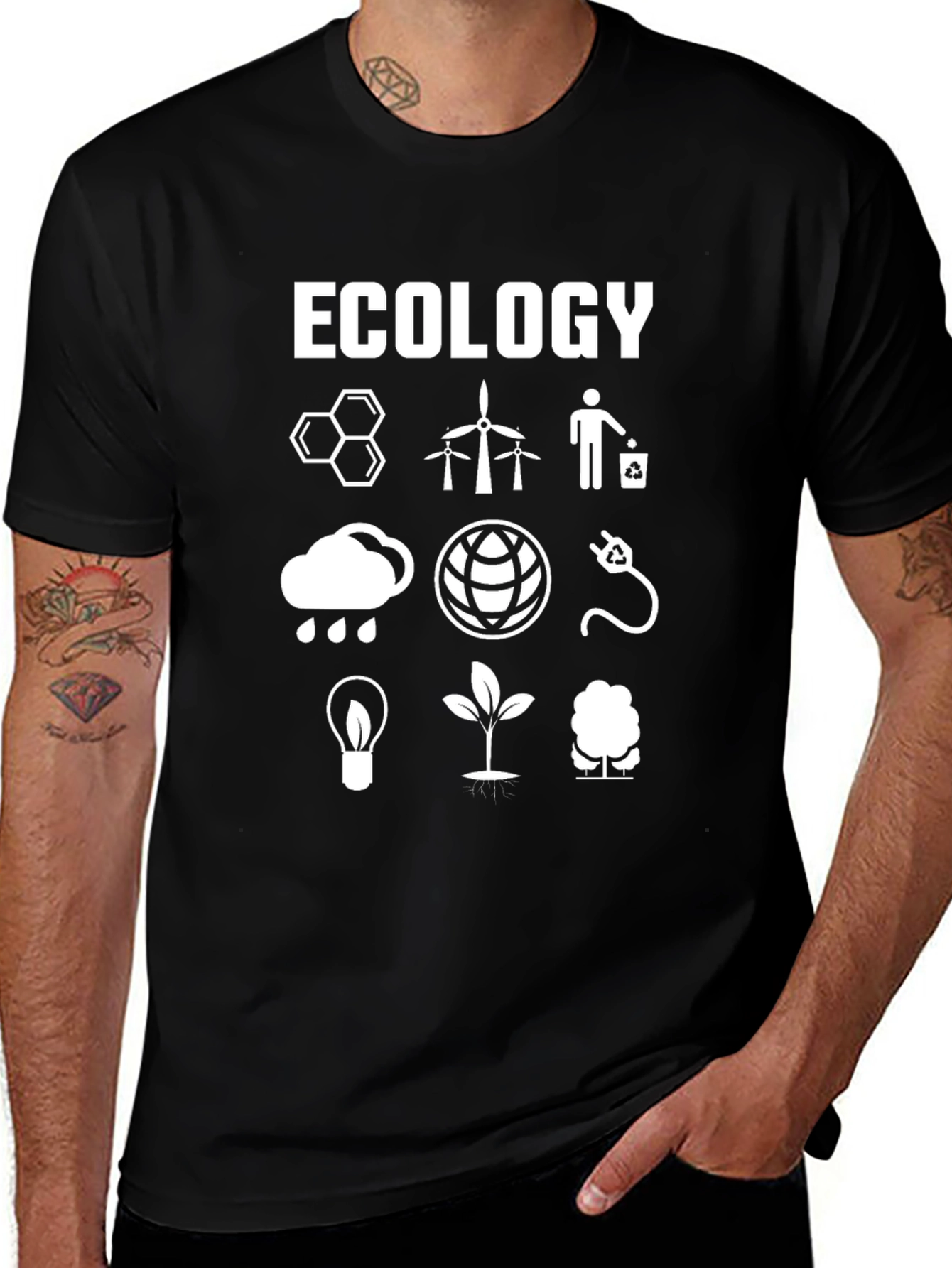 Ecology Graphic Tee - Environmentally Friendly Design