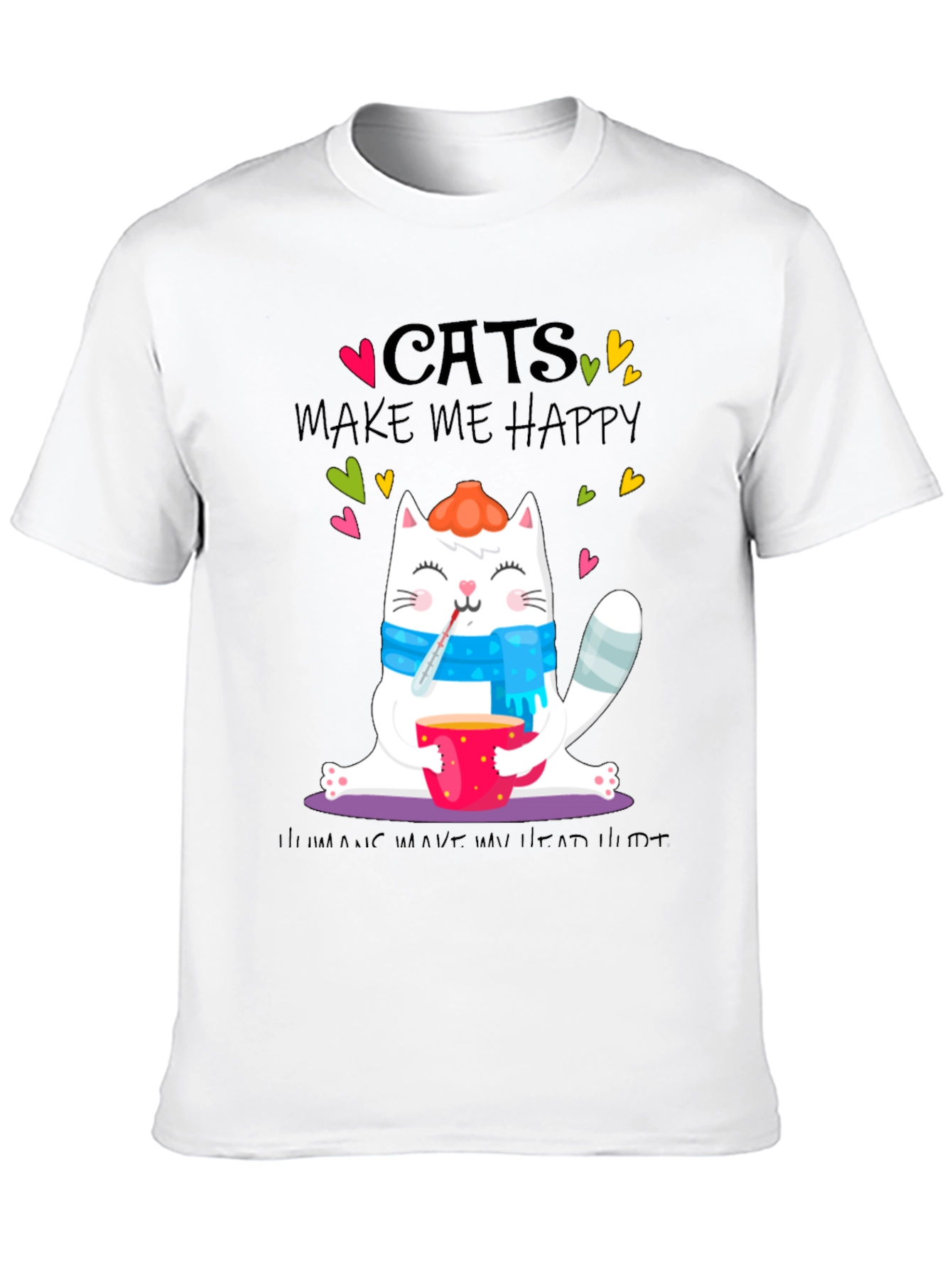 Cats Make Me Happy T-Shirt