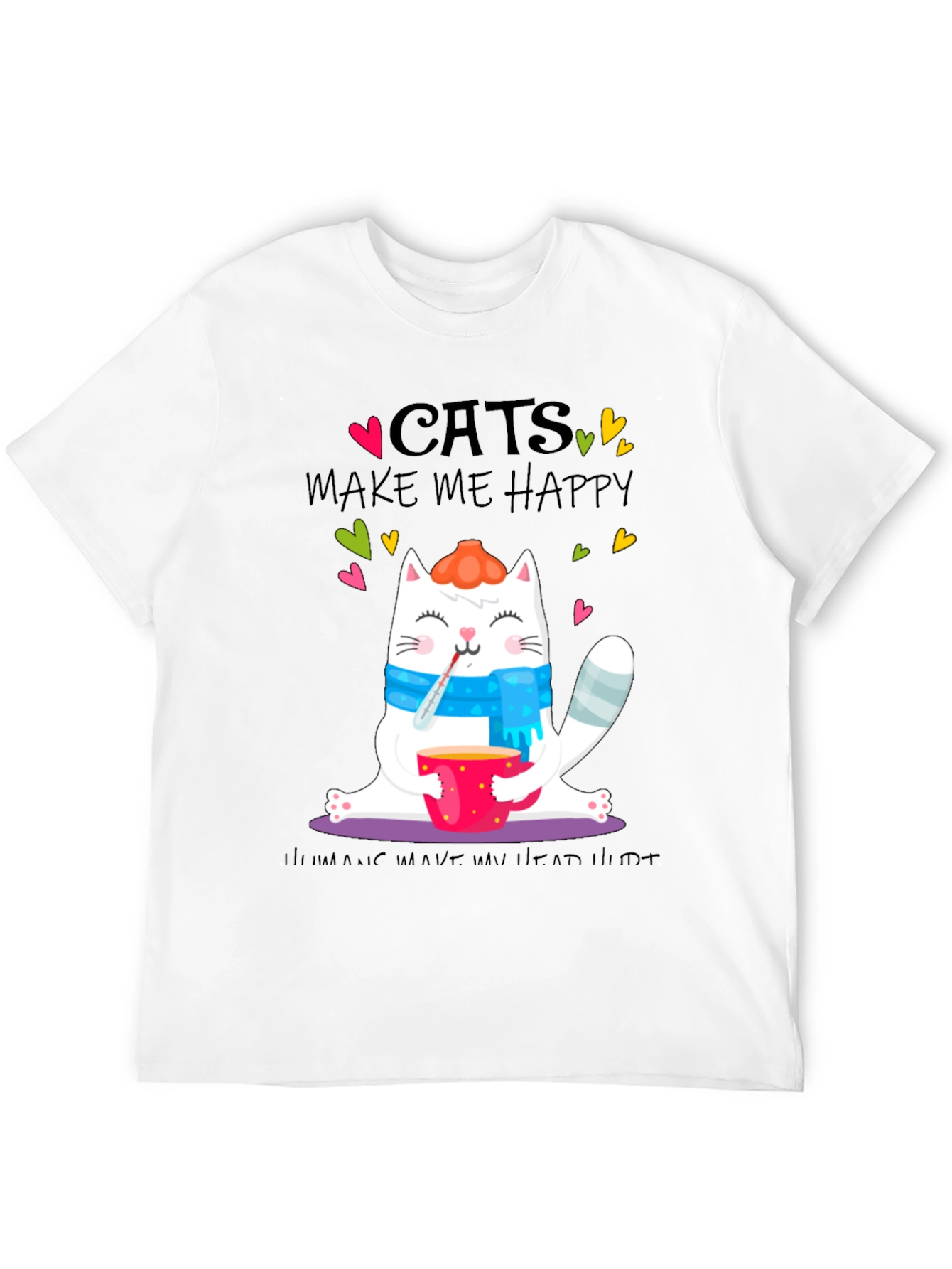 Cats Make Me Happy T-Shirt