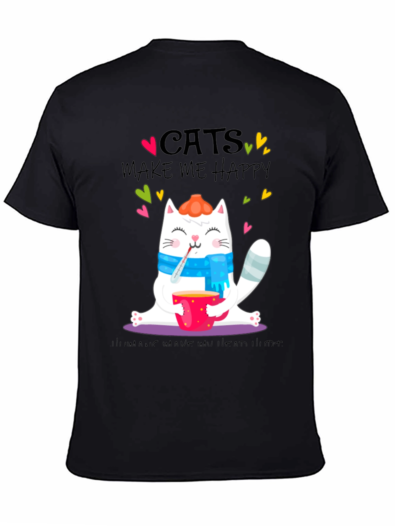 Cats Make Me Happy T-Shirt