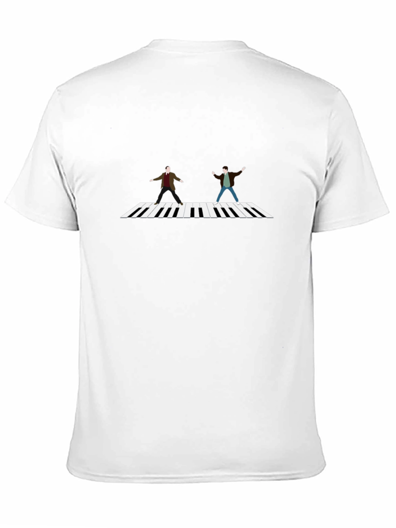 Walking Piano Black T-Shirt