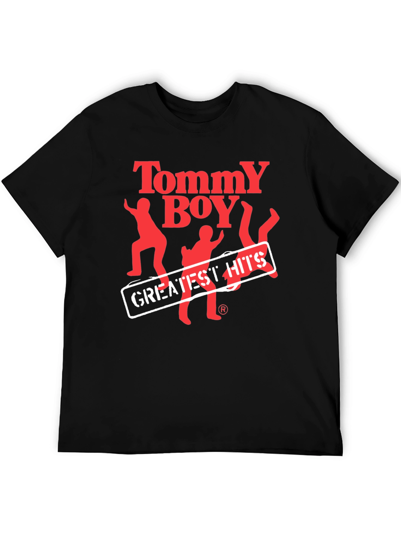 Tommy Boy Greatest Hits Black T-Shirt