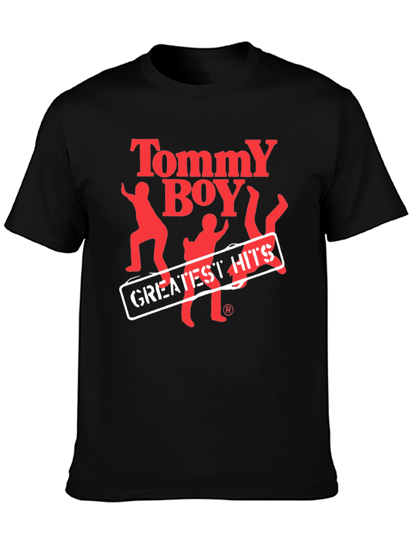 Tommy Boy Greatest Hits Black T-Shirt