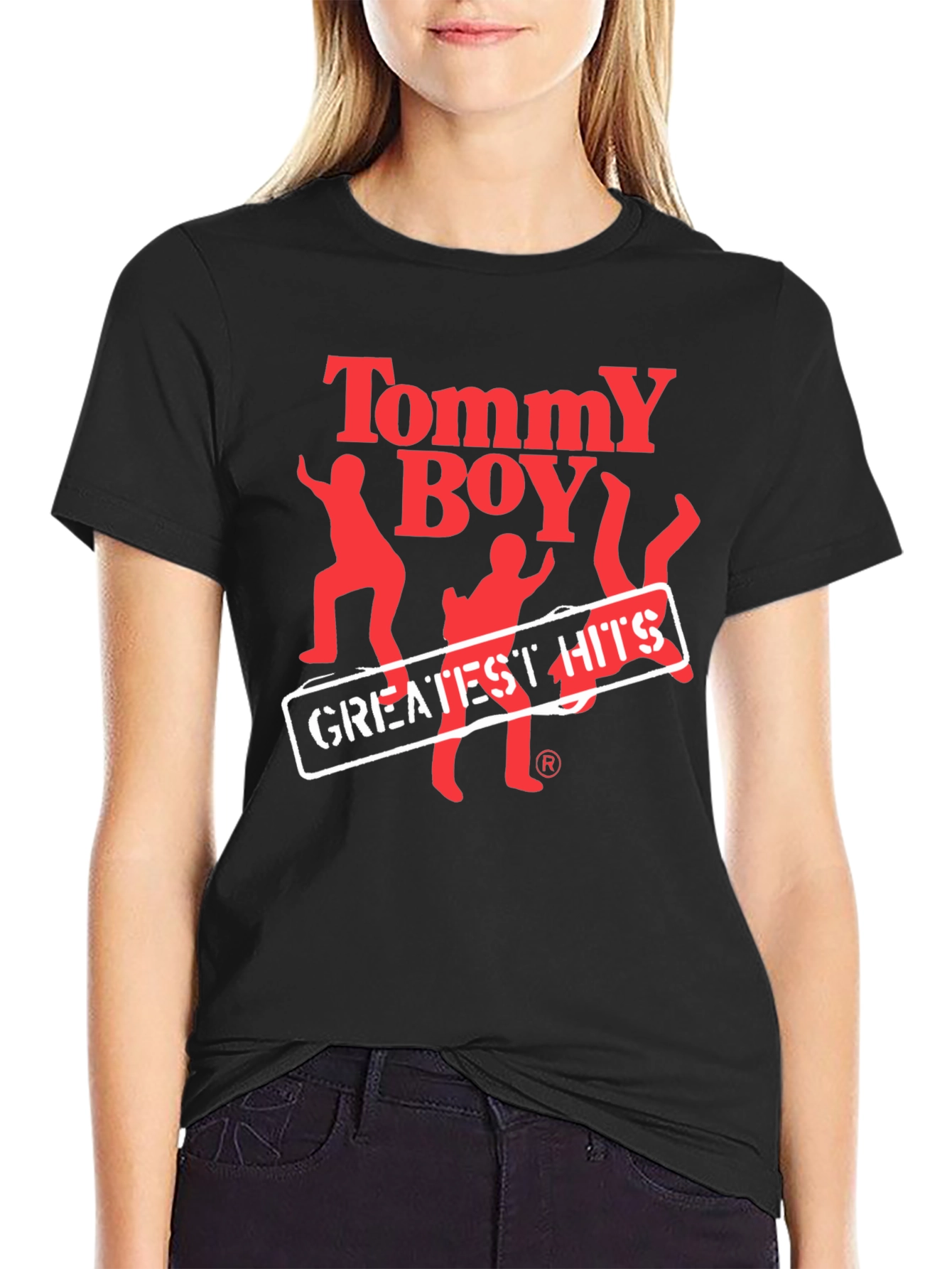 Tommy Boy Greatest Hits Black T-Shirt