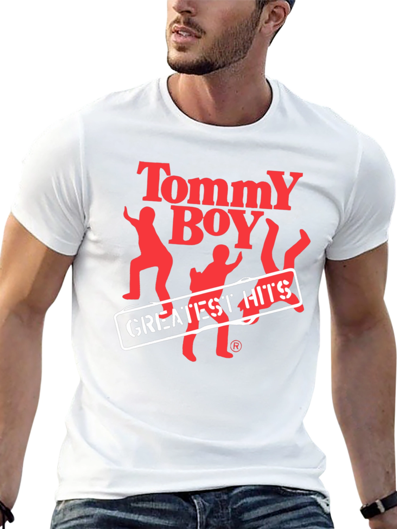 Tommy Boy Greatest Hits Black T-Shirt