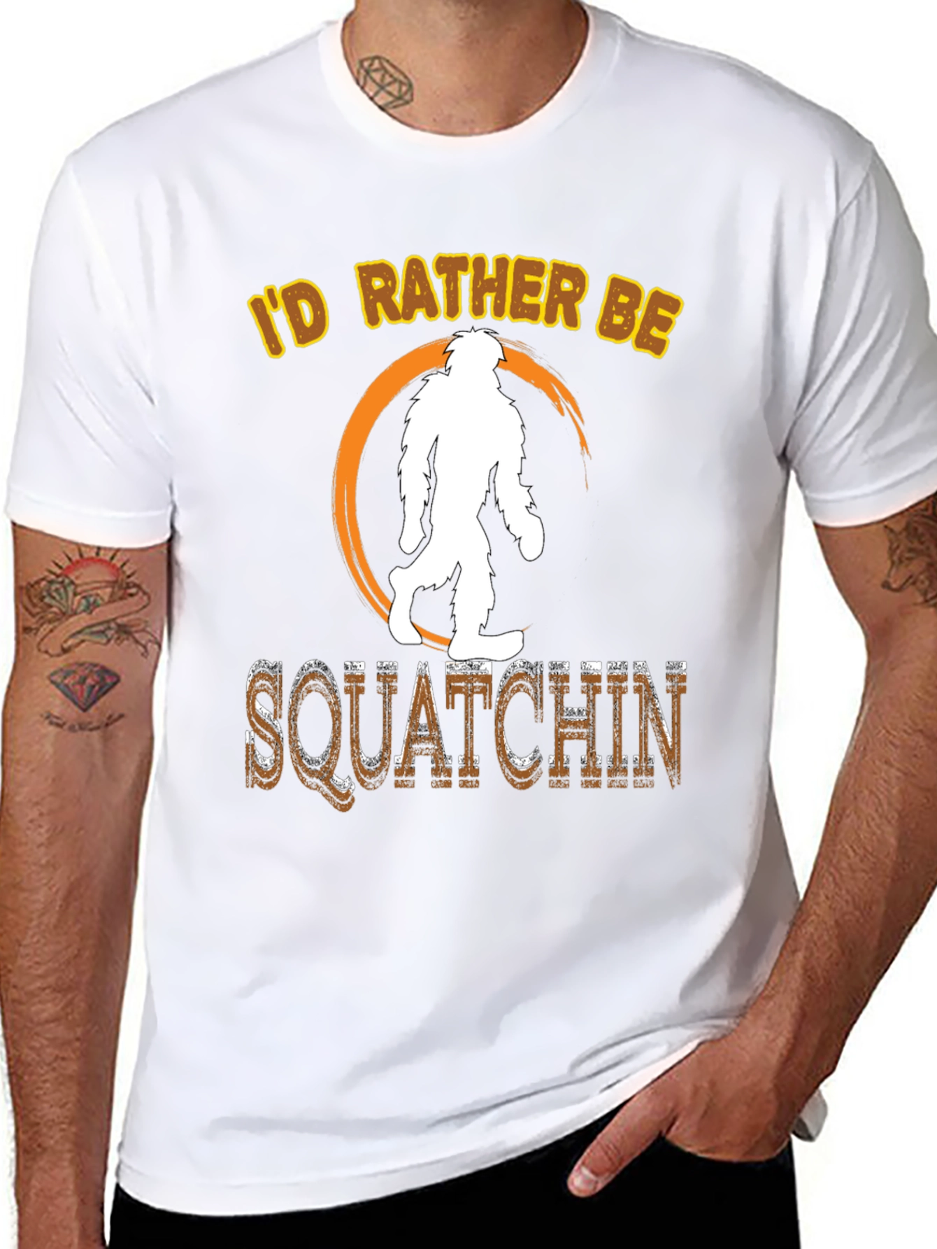 Squatchin T-Shirt - Bigfoot Adventure Tee