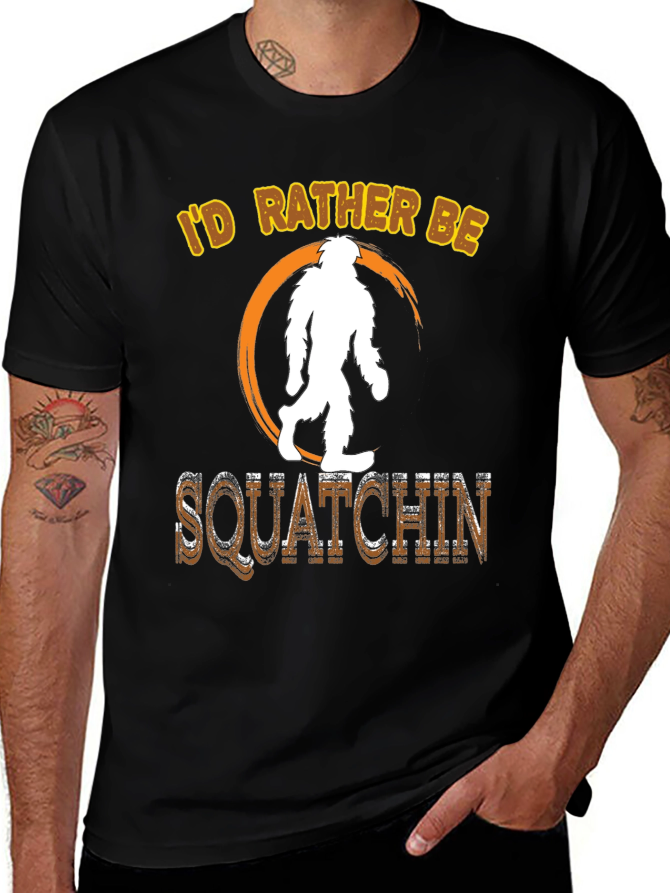 Squatchin T-Shirt - Bigfoot Adventure Tee