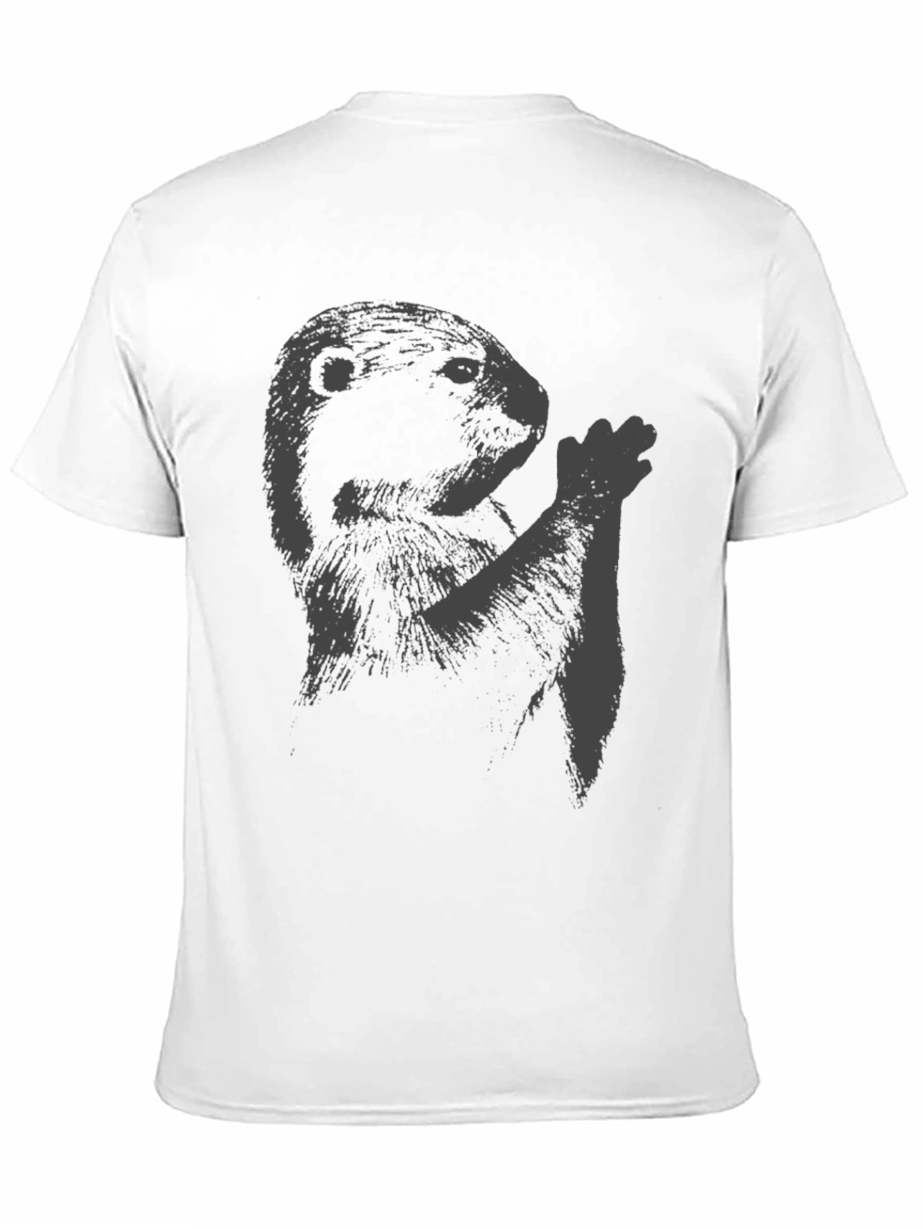 Groundhog Graphic Tee - Mens Black Crew Neck