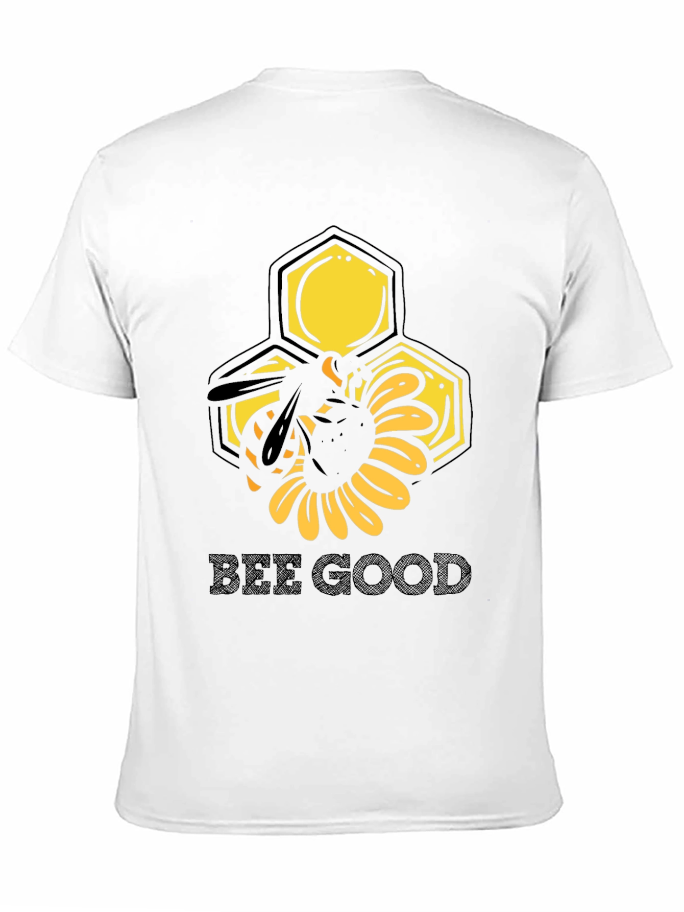 Bee Good Graphic Tee - Black Cotton T-Shirt