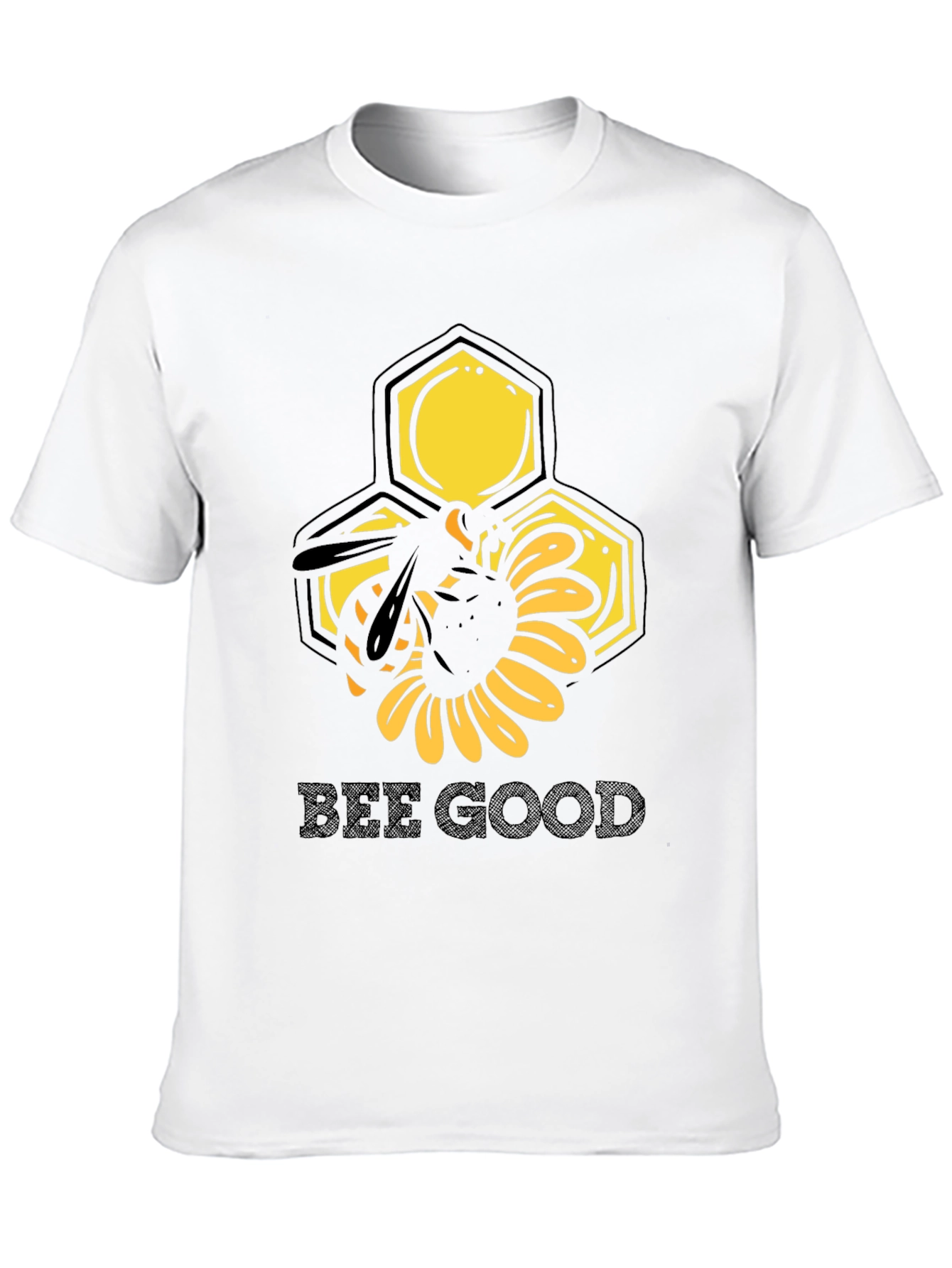 Bee Good Graphic Tee - Black Cotton T-Shirt