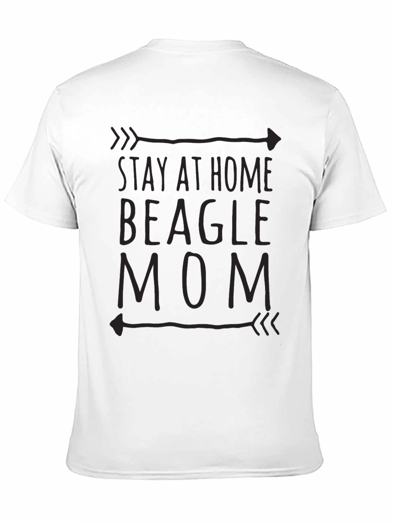 Stay at Home Beagle Mom Graphic T-Shirt