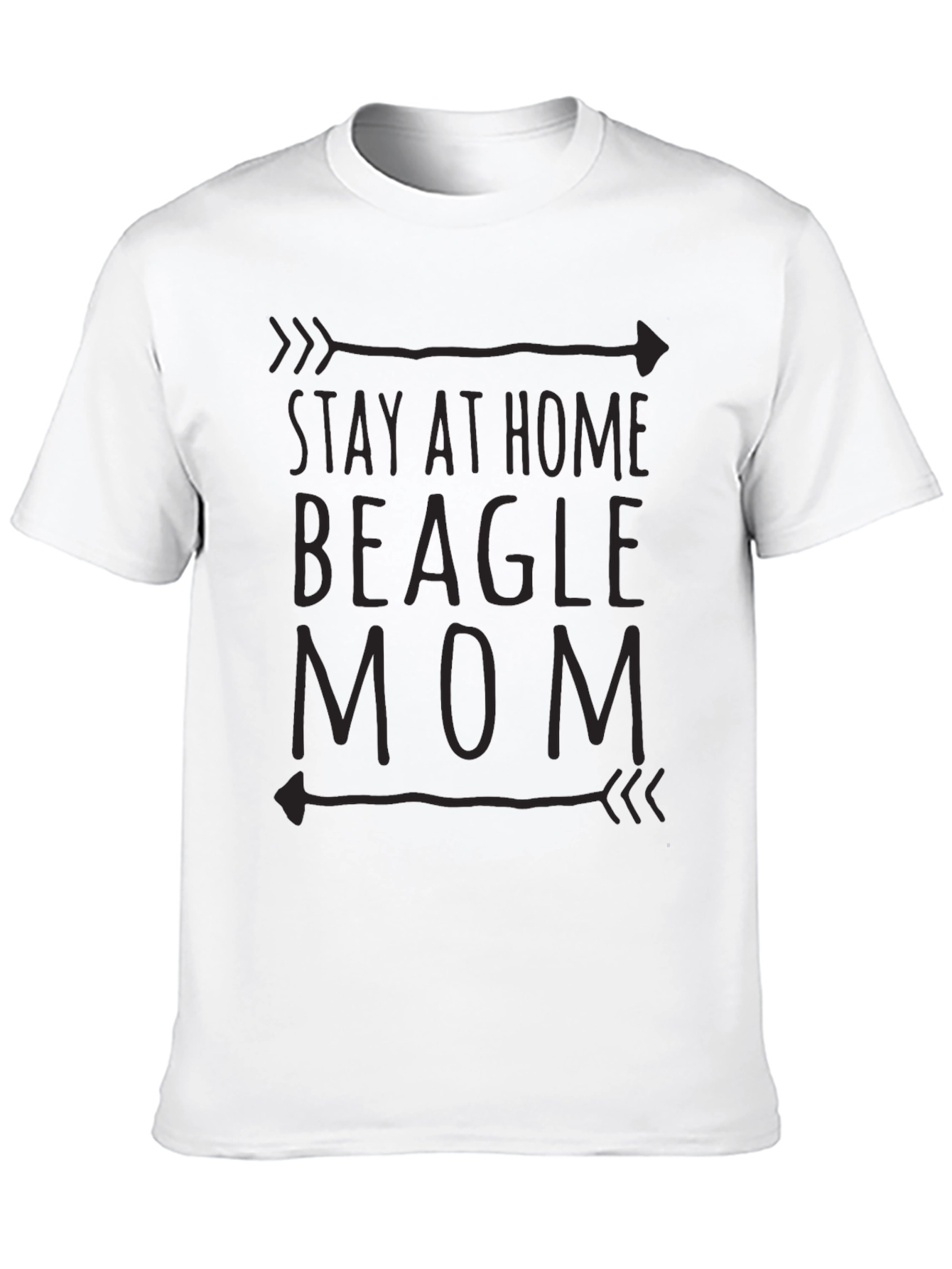Stay at Home Beagle Mom Graphic T-Shirt