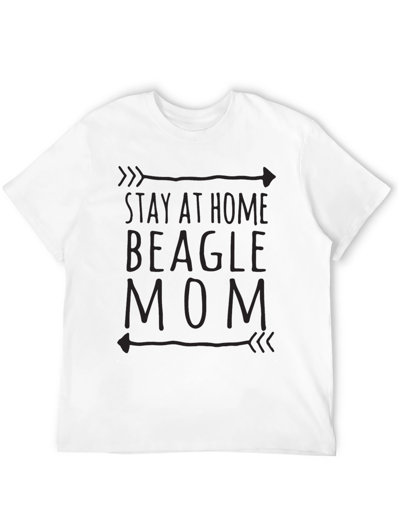Stay at Home Beagle Mom Graphic T-Shirt
