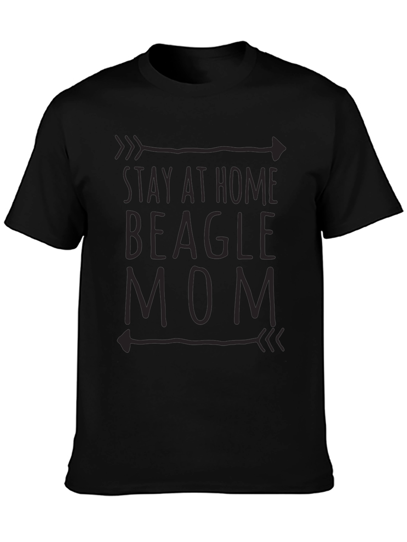 Stay at Home Beagle Mom Graphic T-Shirt