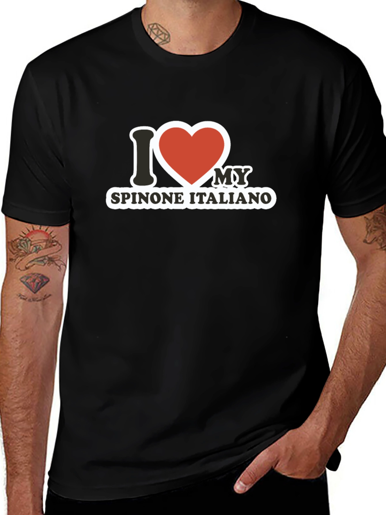 I Heart My Spinone Italiano Dog Breed T-Shirt