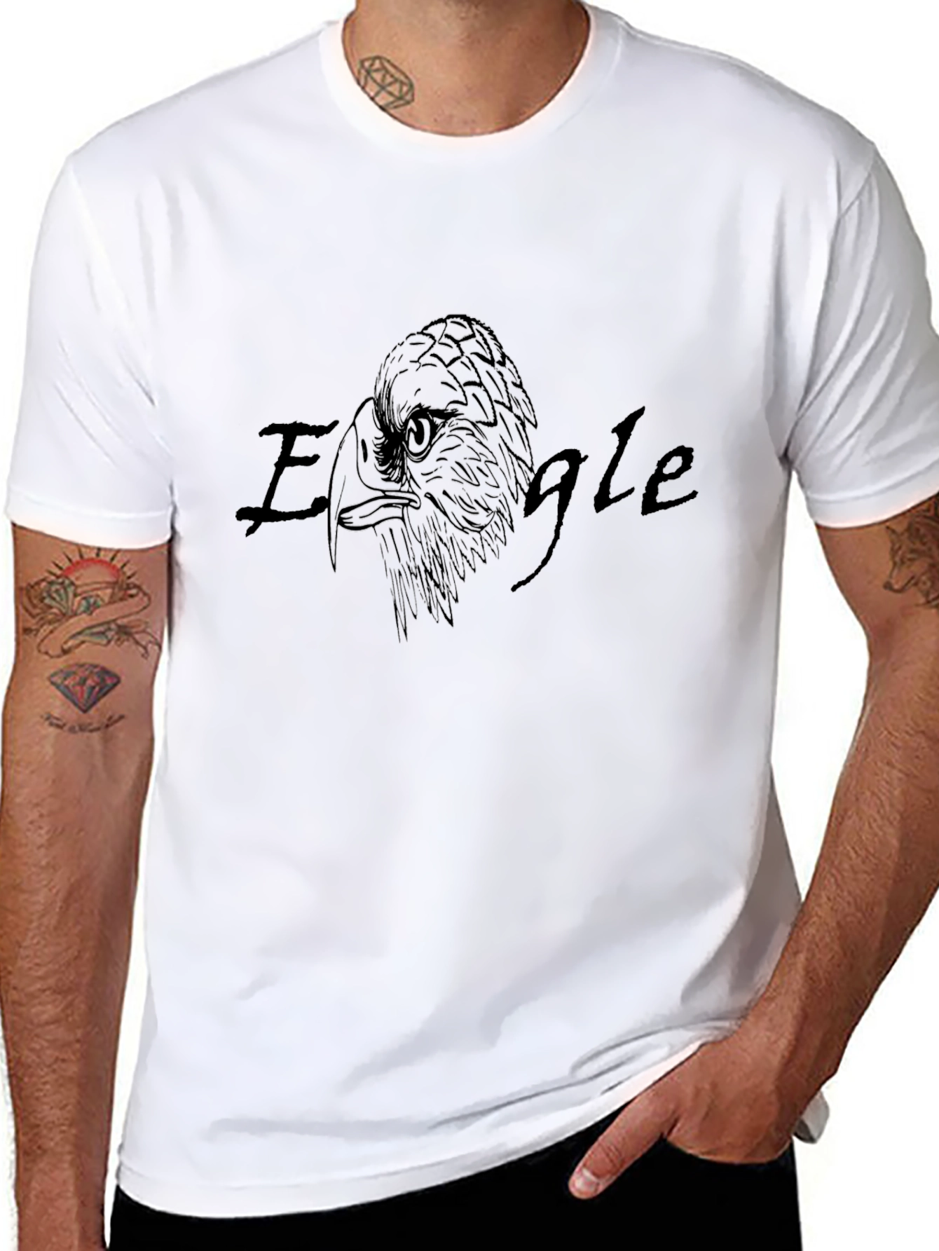 Eagle Graphic Black T-Shirt