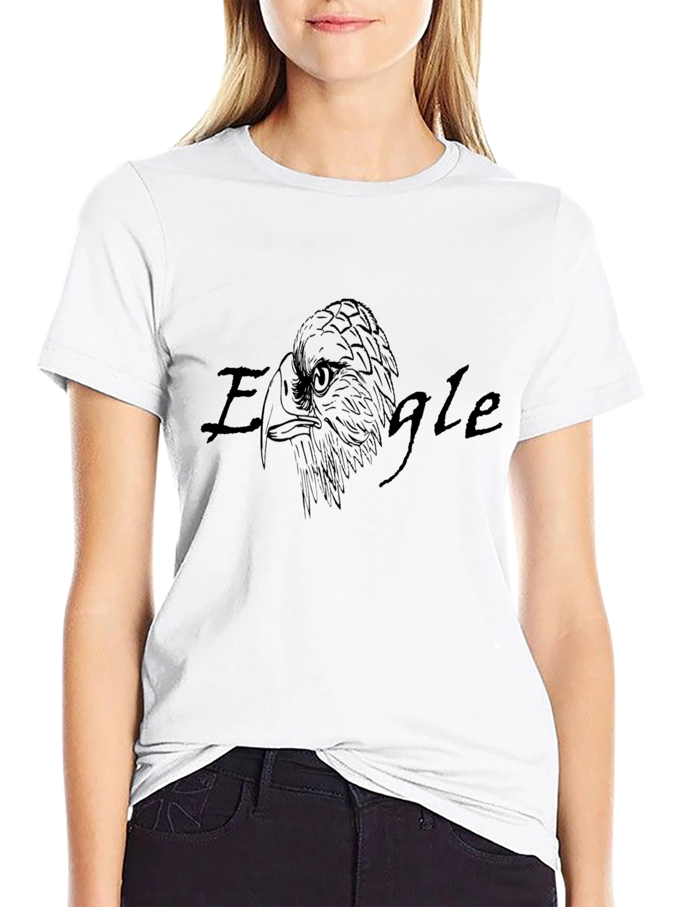 Eagle Graphic Black T-Shirt