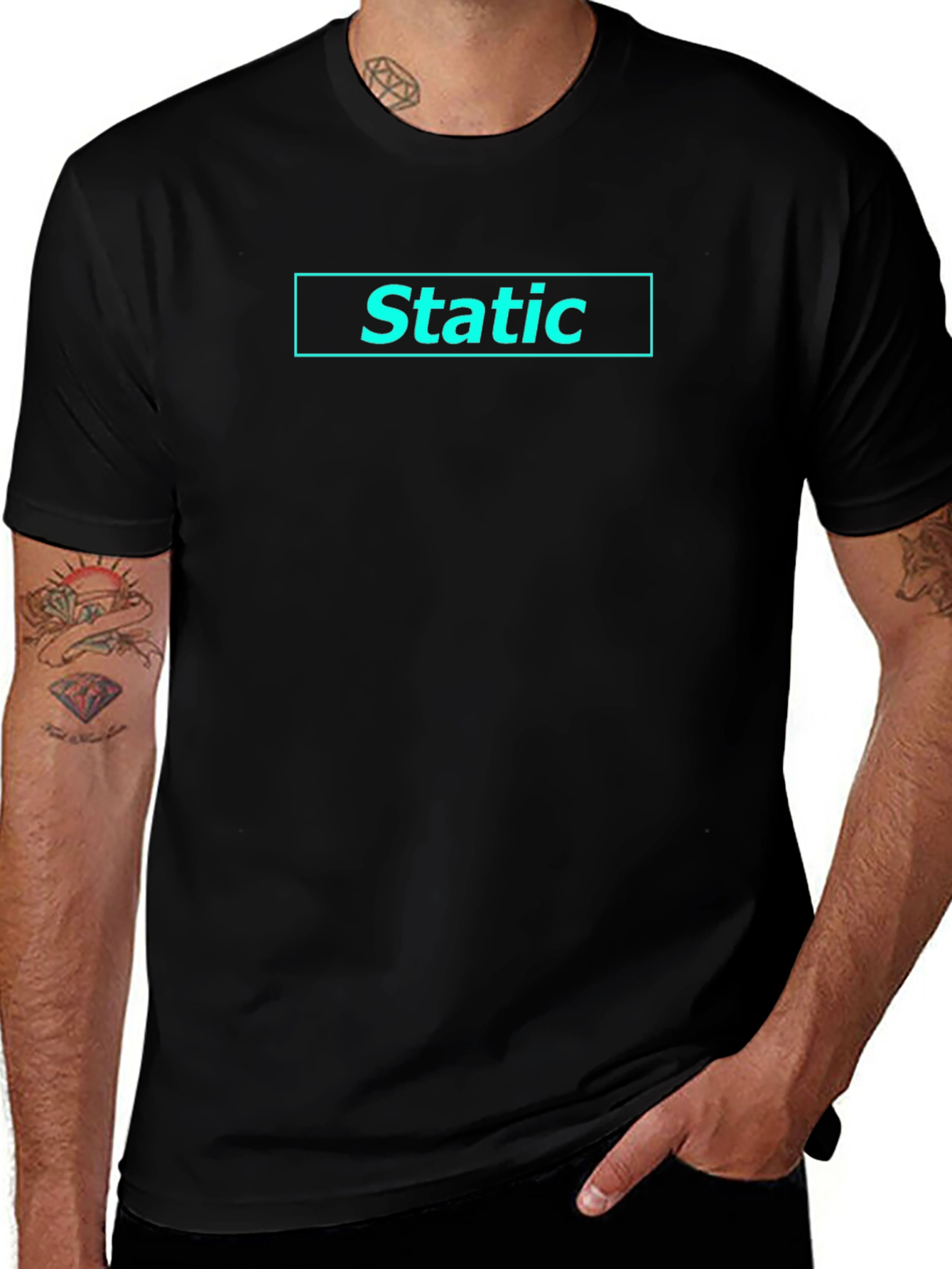 Static Graphic T-Shirt - Stylish & Comfortable