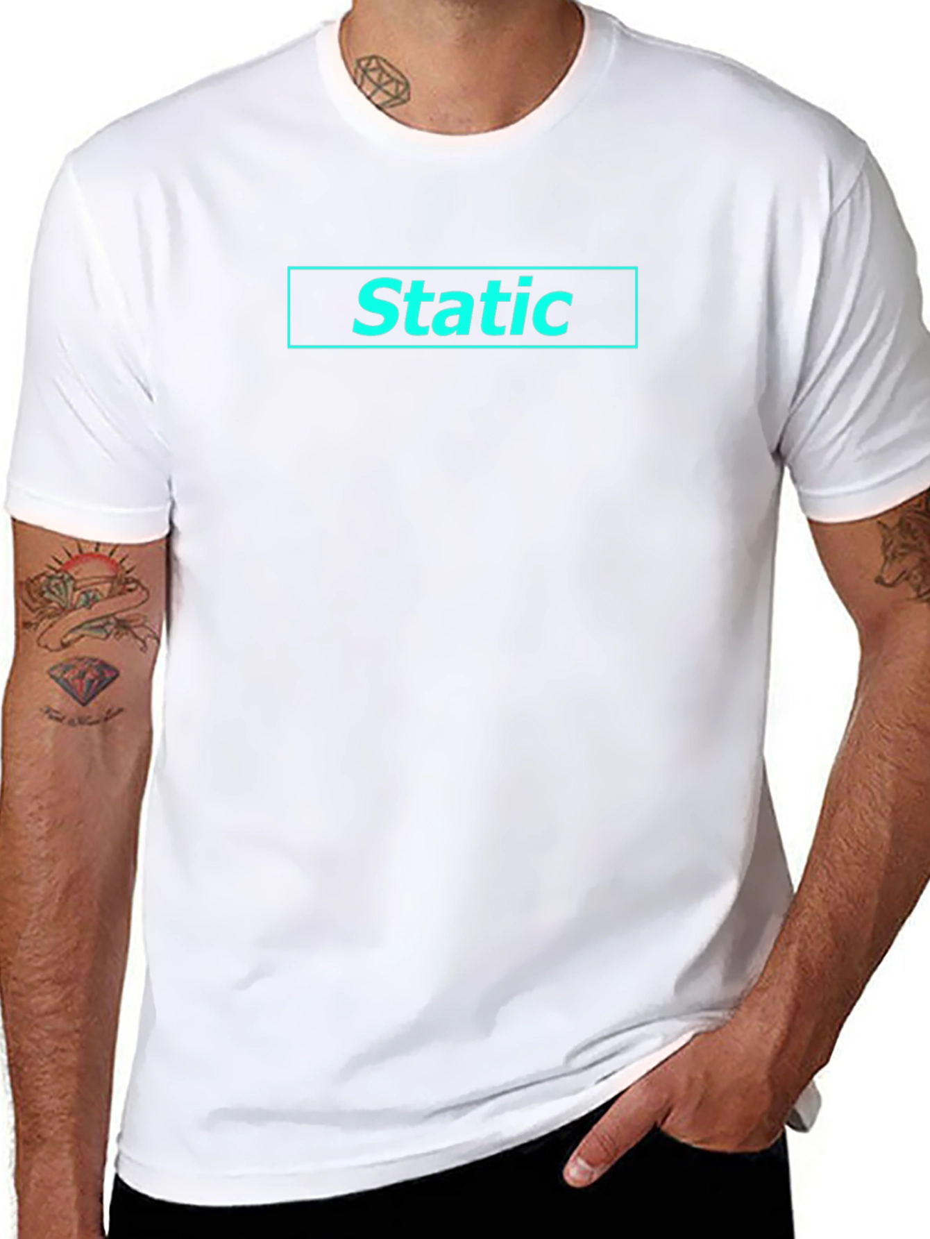 Static Graphic T-Shirt - Stylish & Comfortable