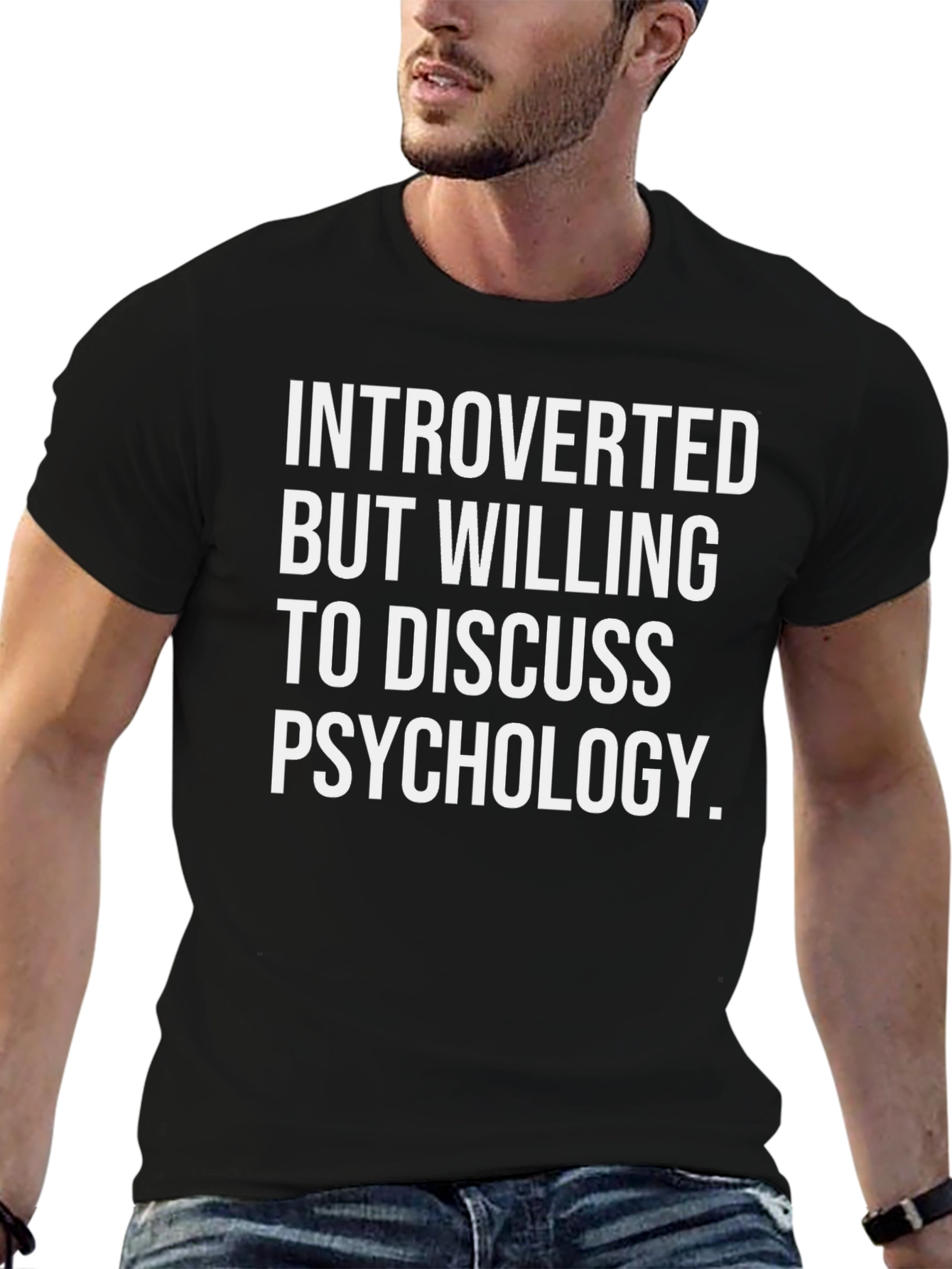 Introverted Psychology Black T-Shirt