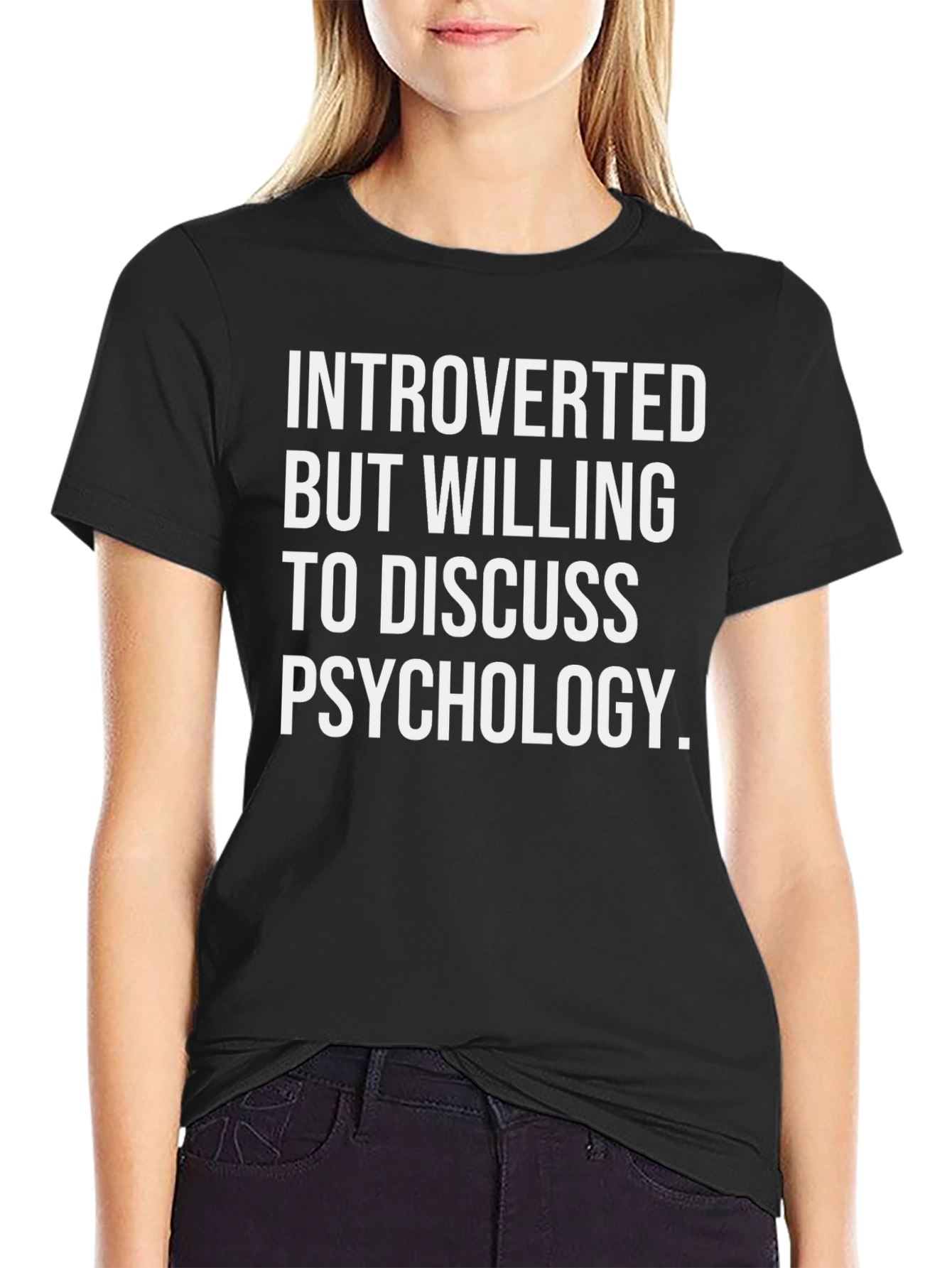 Introverted Psychology Black T-Shirt