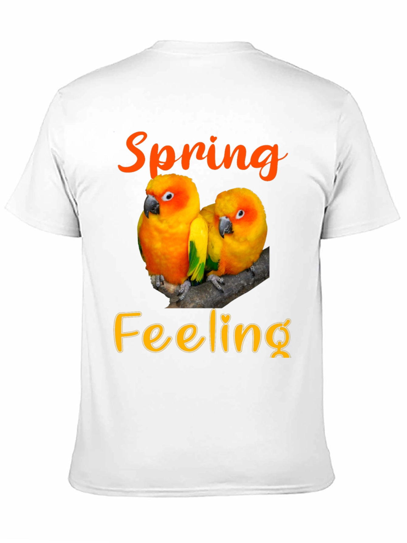 Spring Feeling T-Shirt - Parrot Design