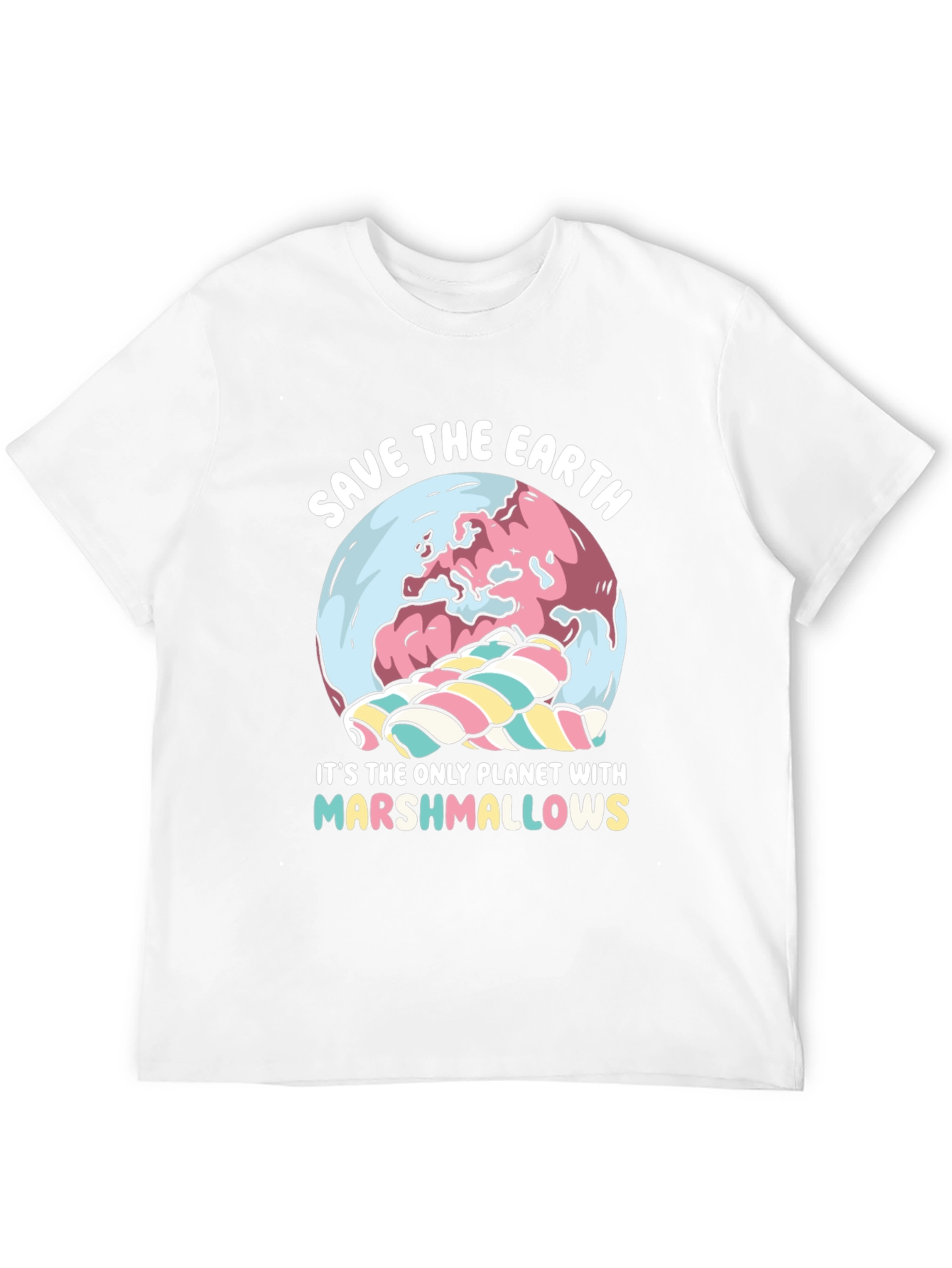 Save the Earth Marshmallow T-Shirt