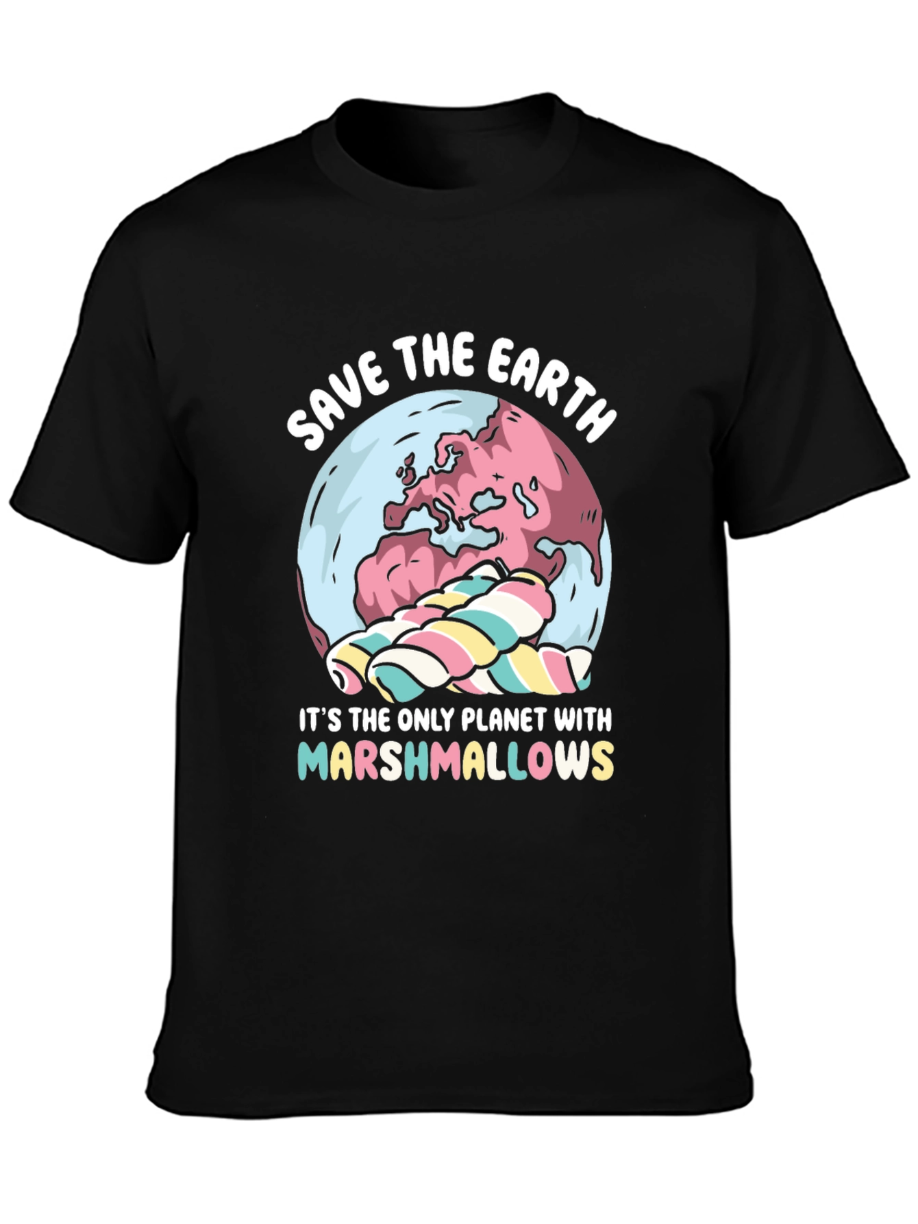 Save the Earth Marshmallow T-Shirt