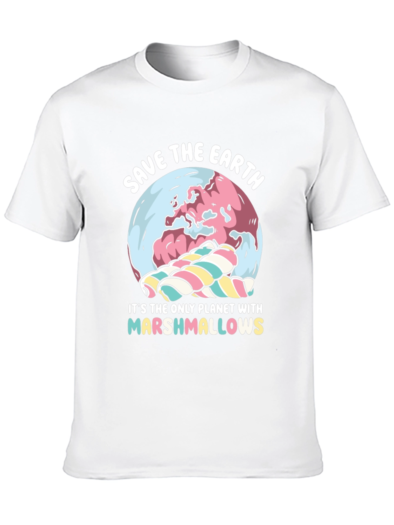 Save the Earth Marshmallow T-Shirt