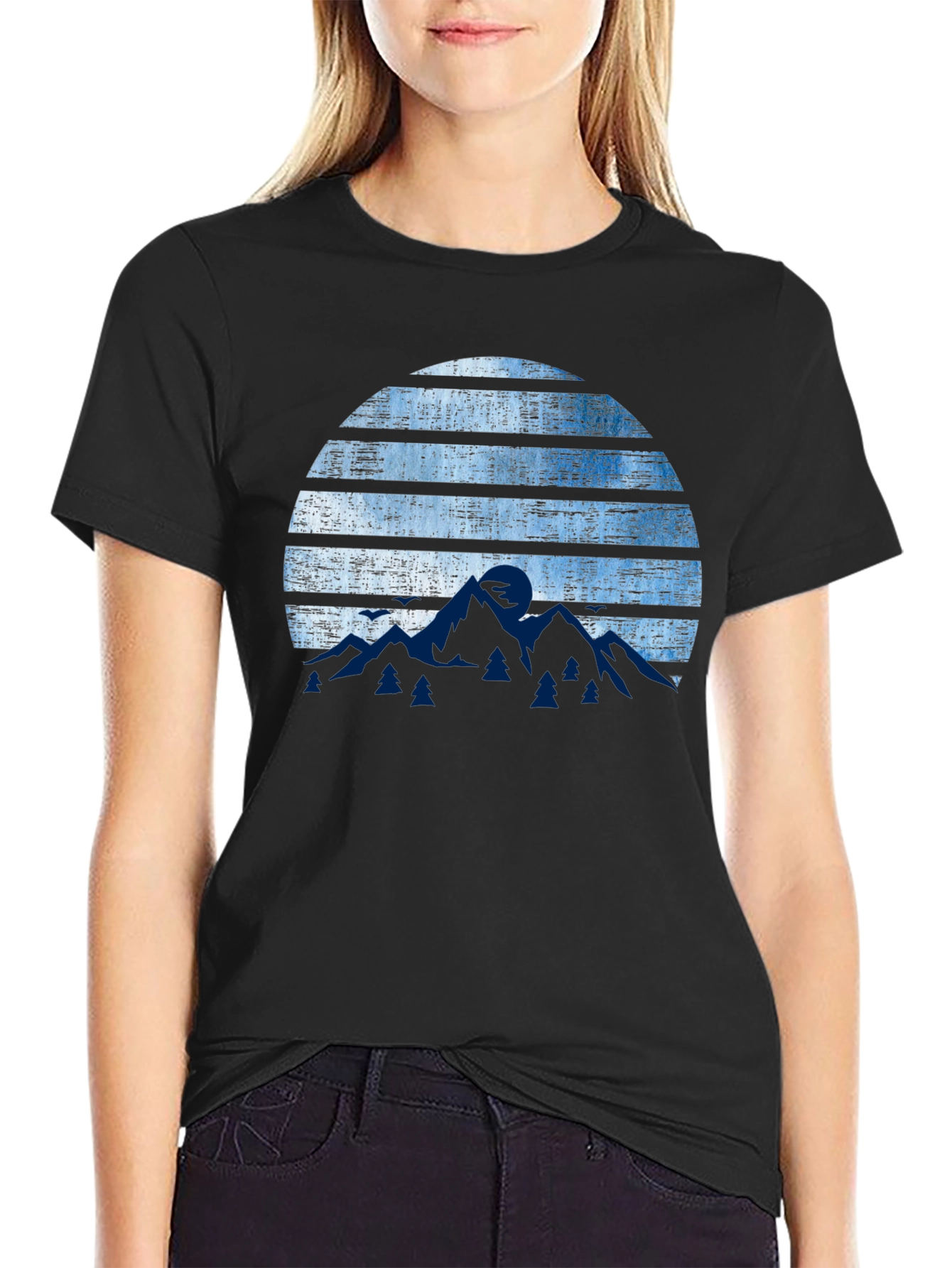 Mountain Sunset Graphic T-Shirt