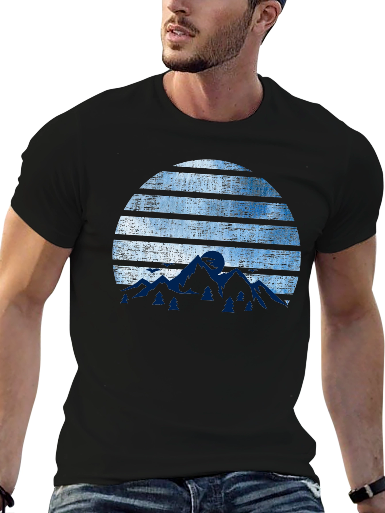 Mountain Sunset Graphic T-Shirt