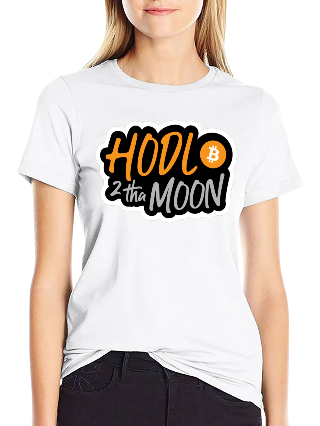 HODL to the Moon Bitcoin Crypto T-Shirt