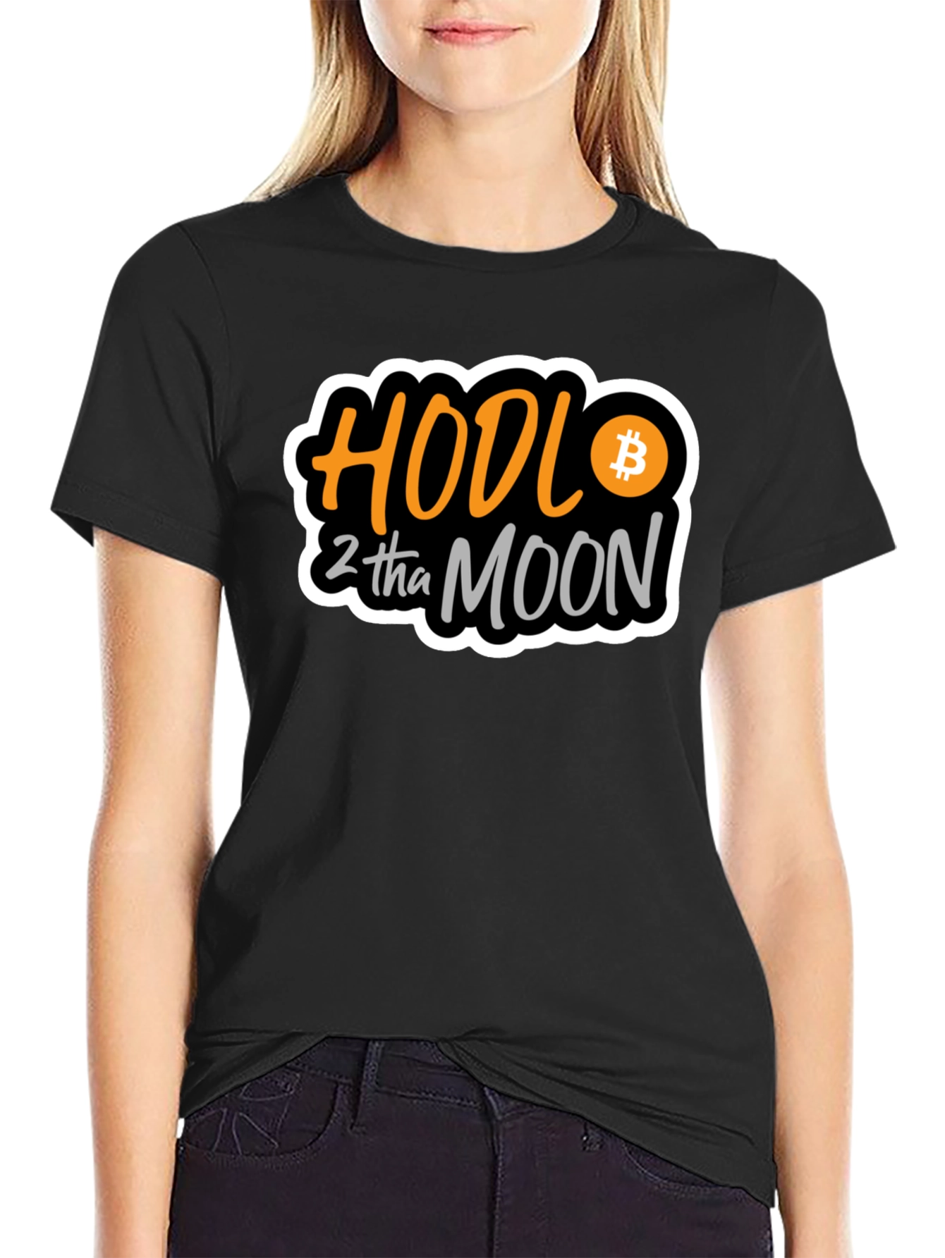 HODL to the Moon Bitcoin Crypto T-Shirt
