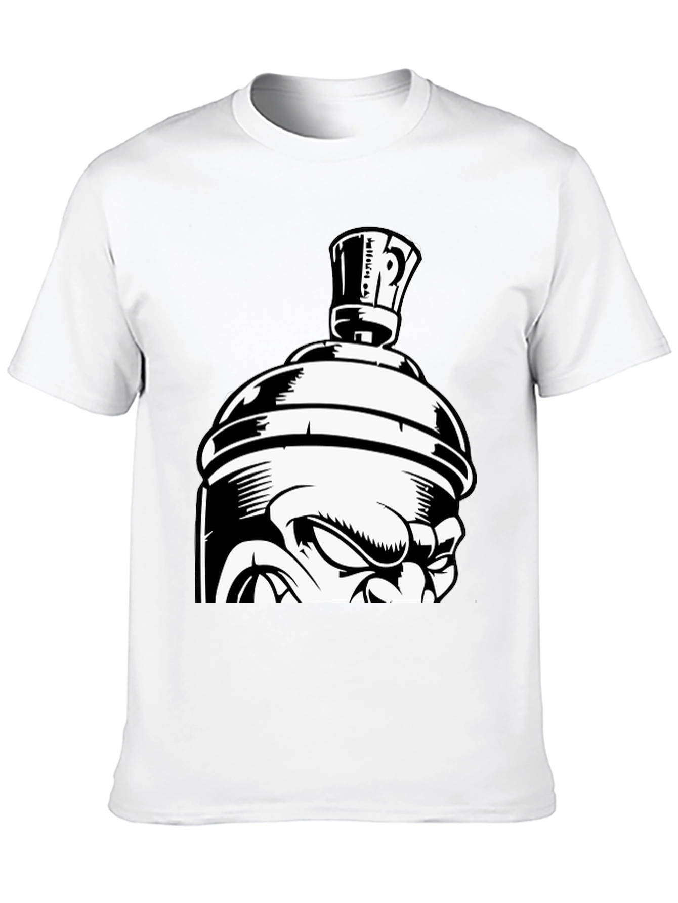 Angry Spray Can Graphic T-Shirt
