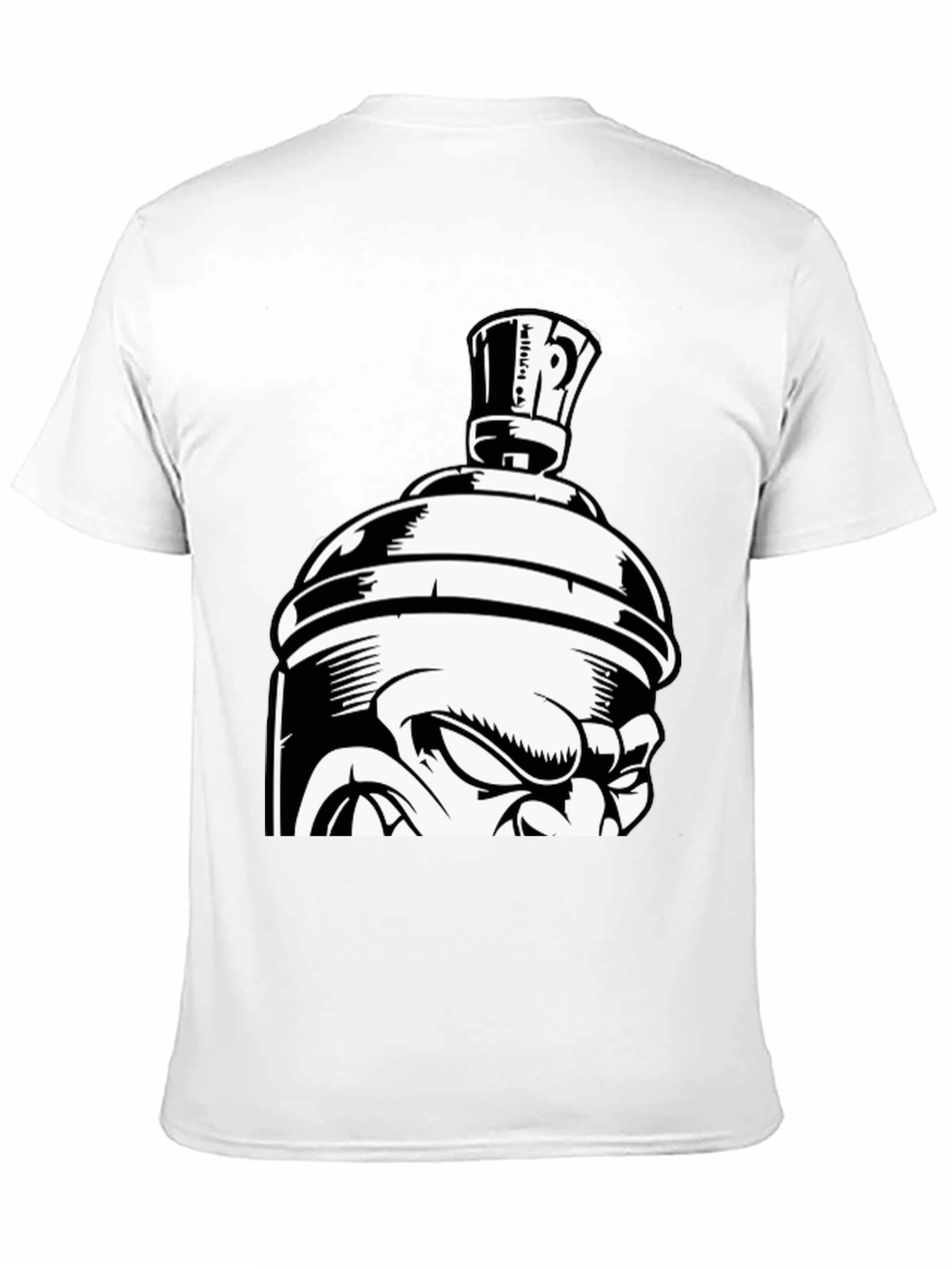 Angry Spray Can Graphic T-Shirt