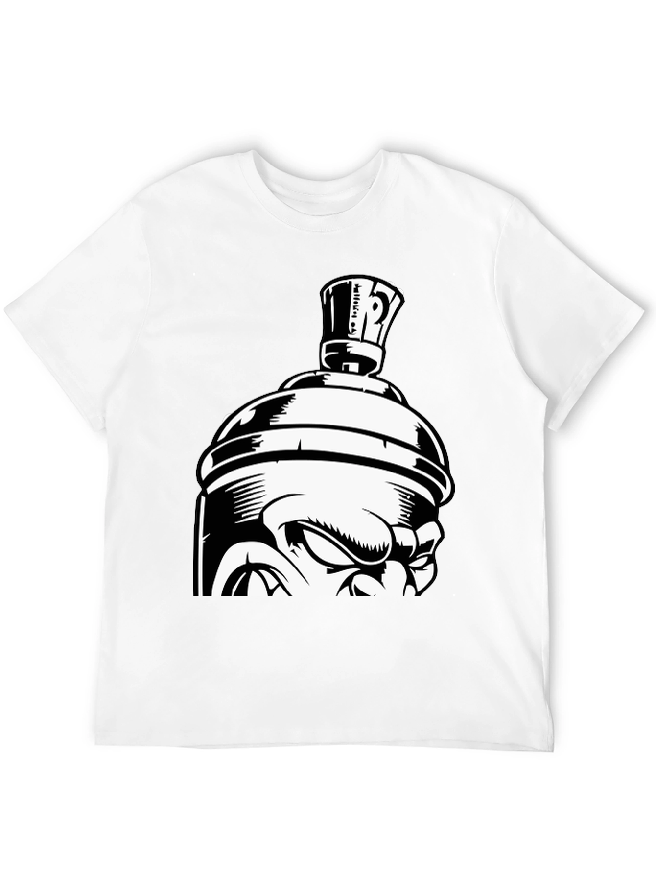 Angry Spray Can Graphic T-Shirt