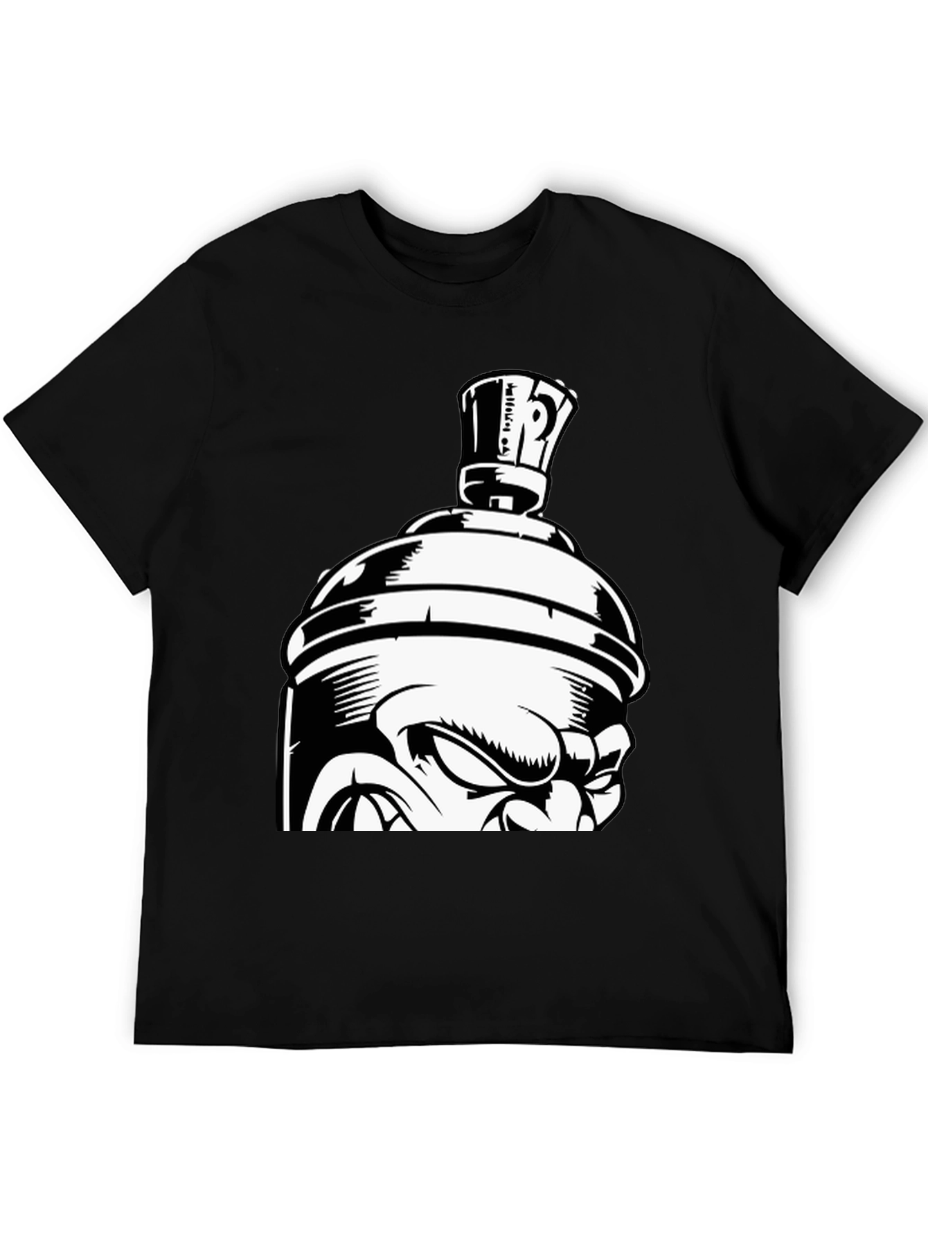 Angry Spray Can Graphic T-Shirt