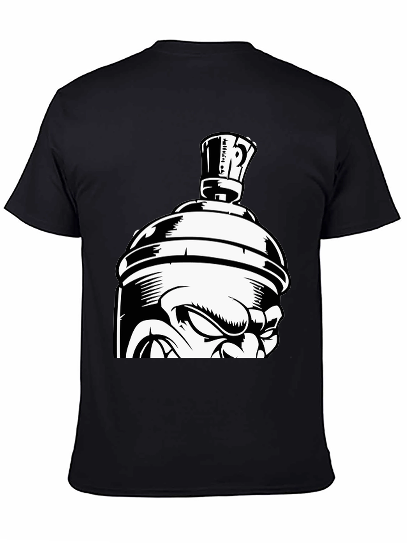 Angry Spray Can Graphic T-Shirt
