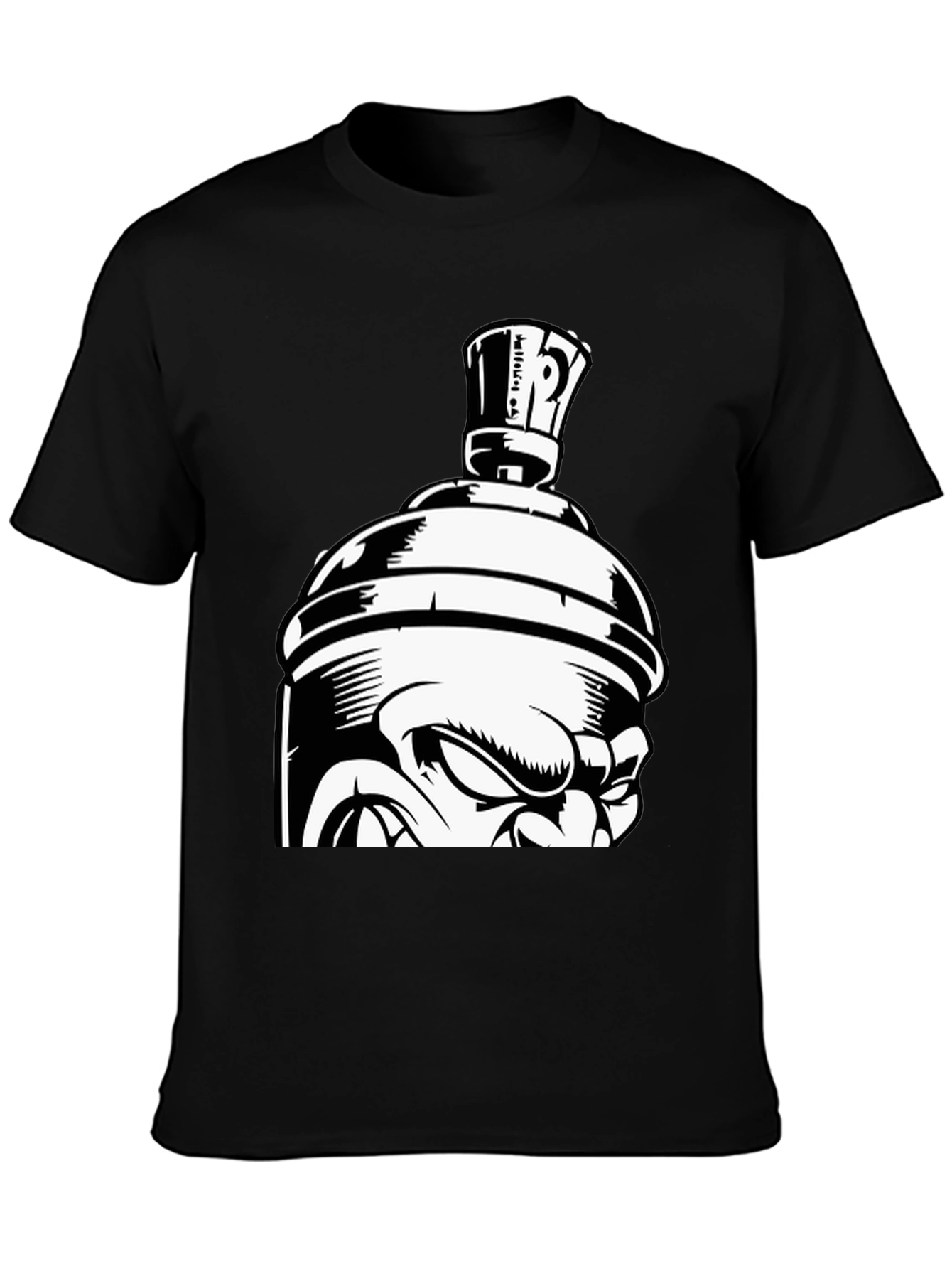 Angry Spray Can Graphic T-Shirt