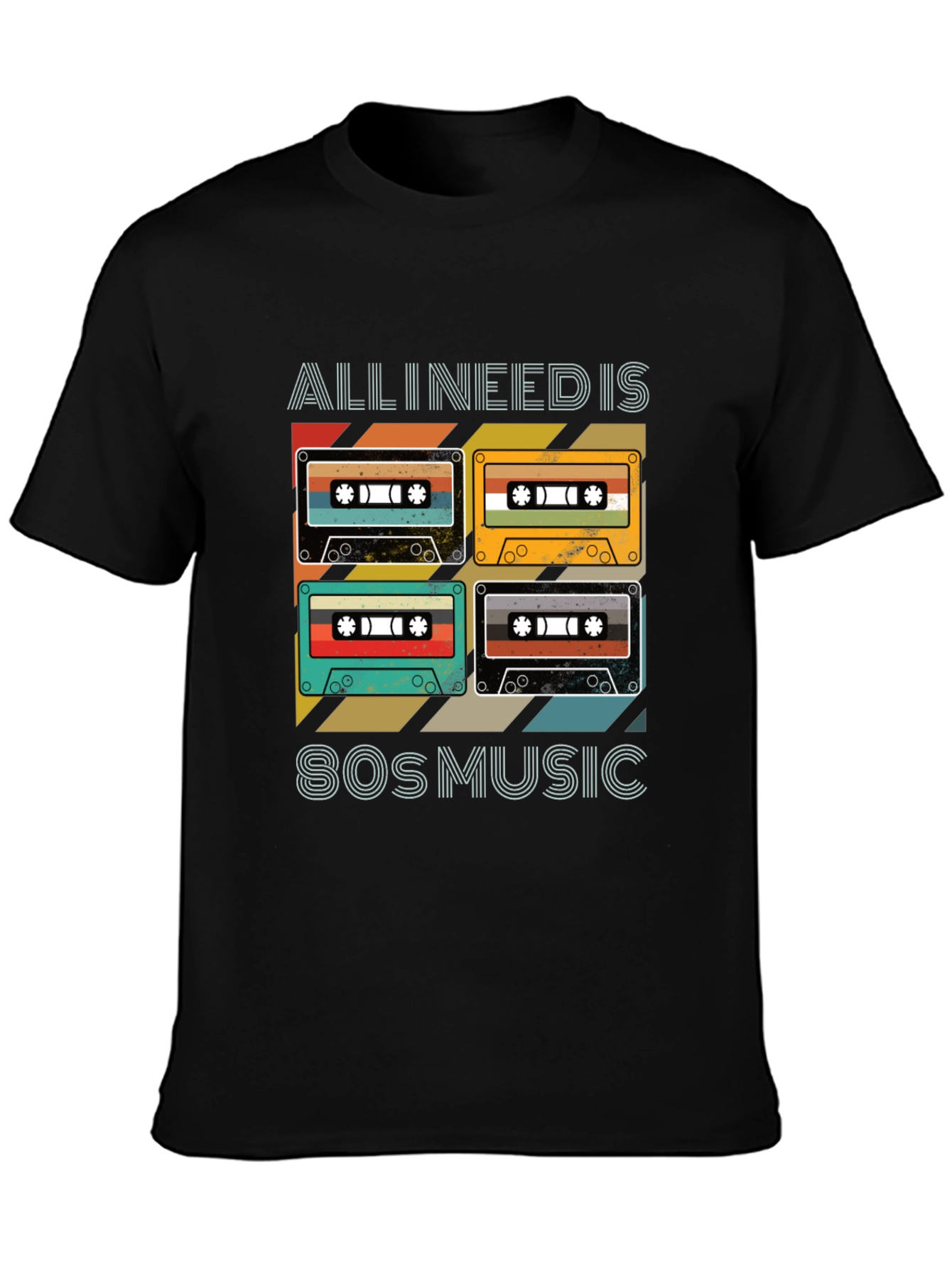 80s Music Cassette T-Shirt - Retro Style