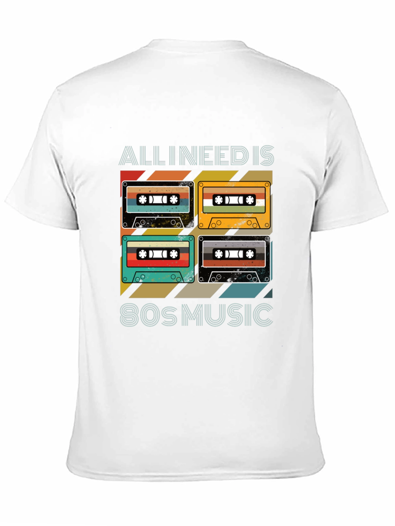 80s Music Cassette T-Shirt - Retro Style