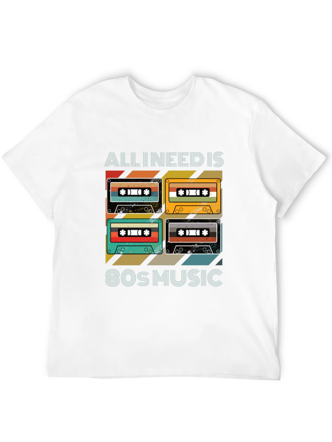 80s Music Cassette T-Shirt - Retro Style