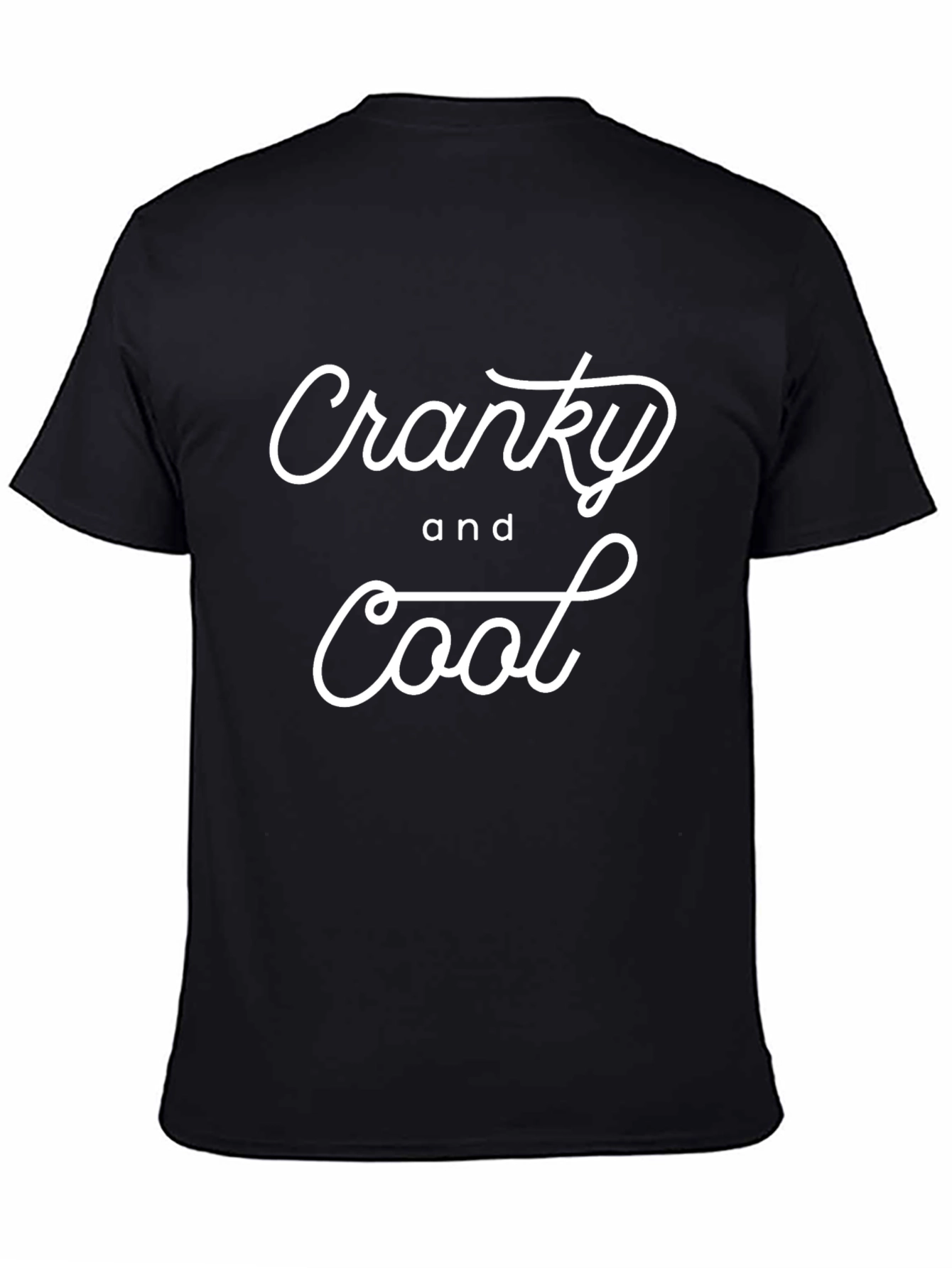 Cranky and Cool Black T-Shirt