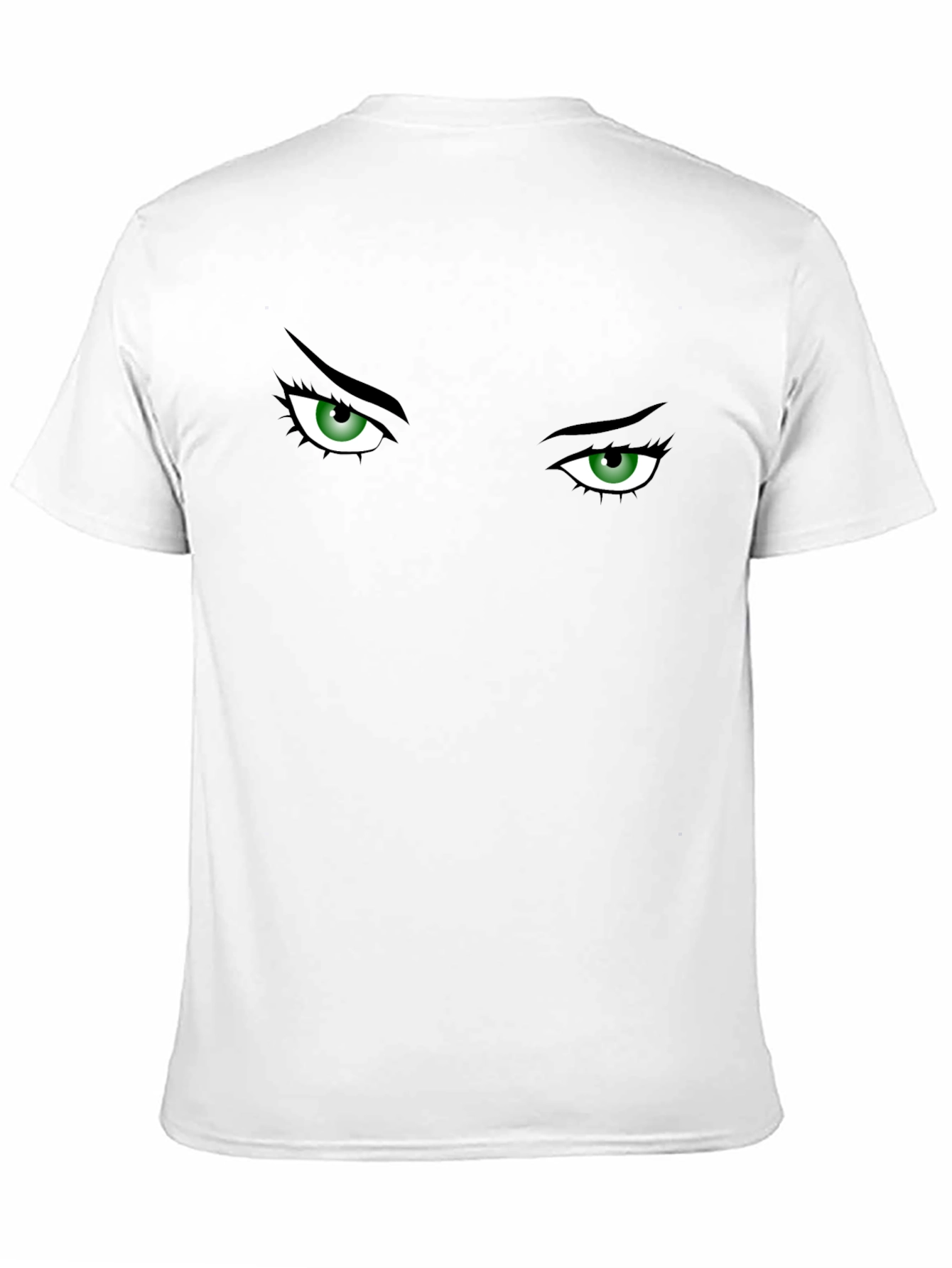 Intense Gaze Graphic T-Shirt - Expressive Eye Design