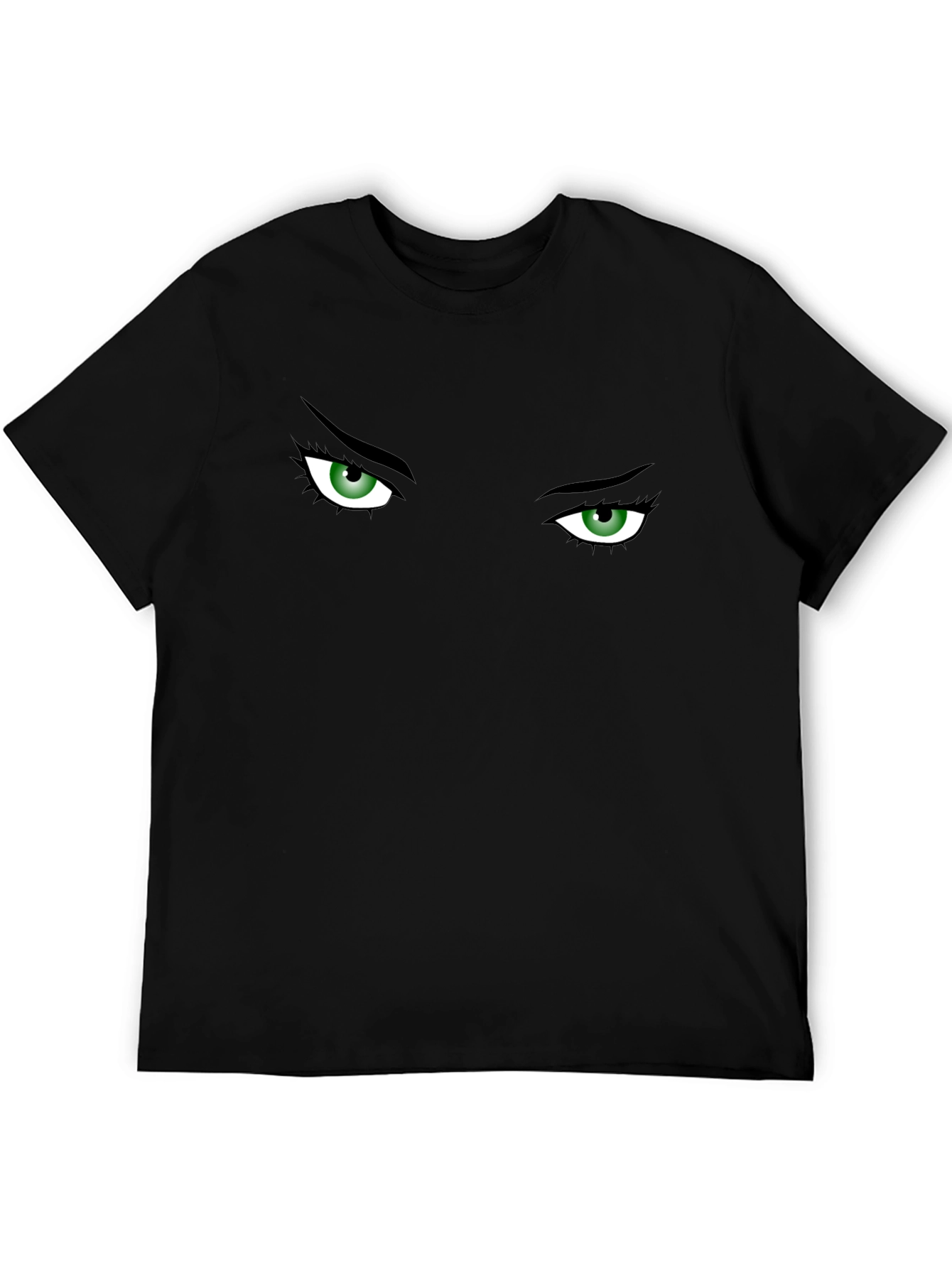 Intense Gaze Graphic T-Shirt - Expressive Eye Design