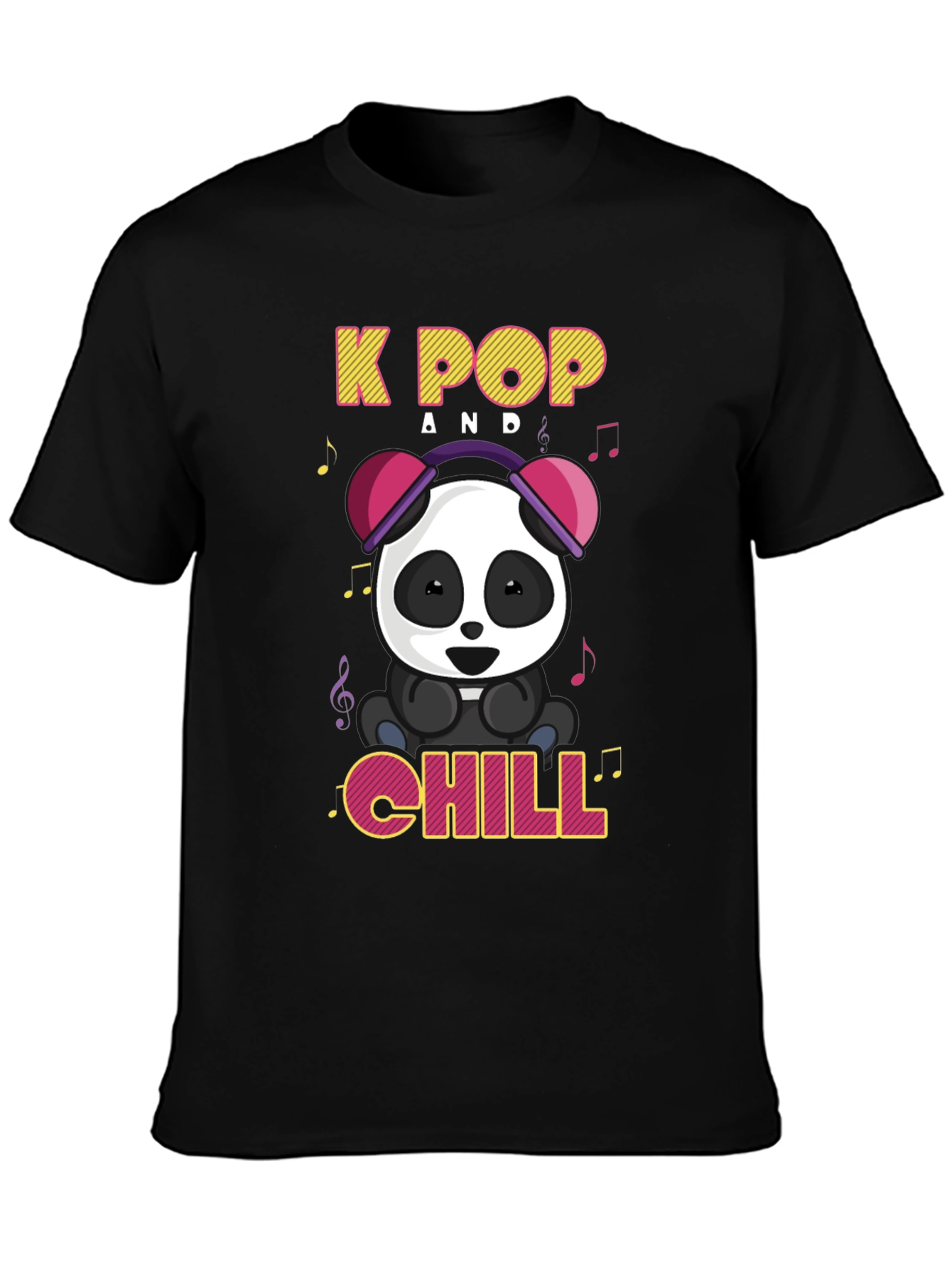 K-Pop Panda Chill T-Shirt